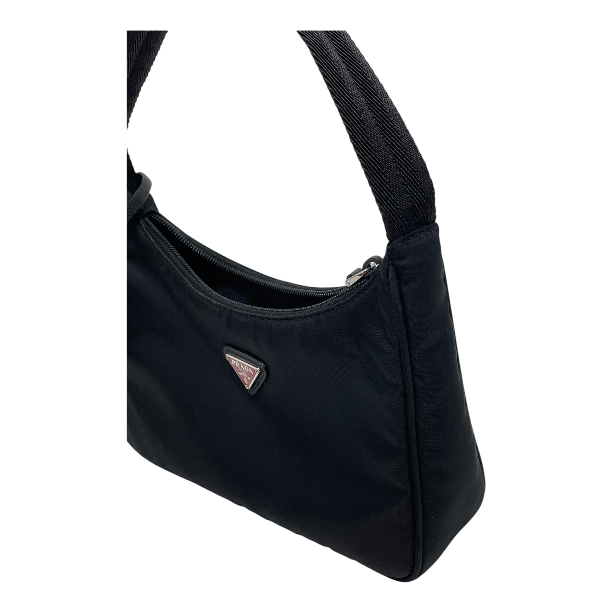 PRADA/Hand Bag/Nylon/BLK/RE-EDITION 2000 view 3