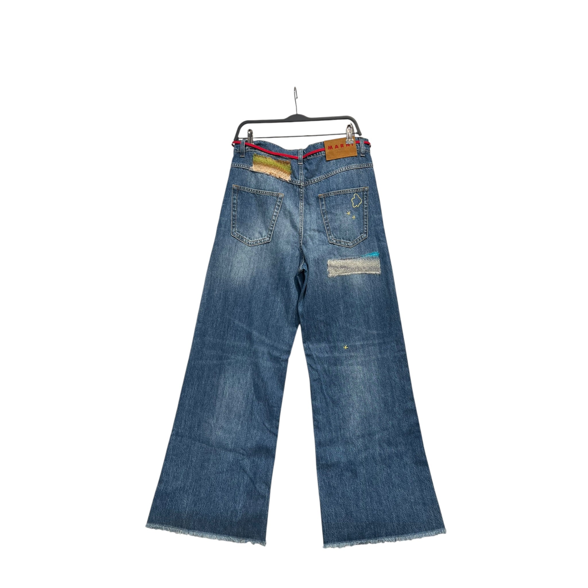 MARNI/Pants/32/Cotton/BLU/mohar patch work view 2