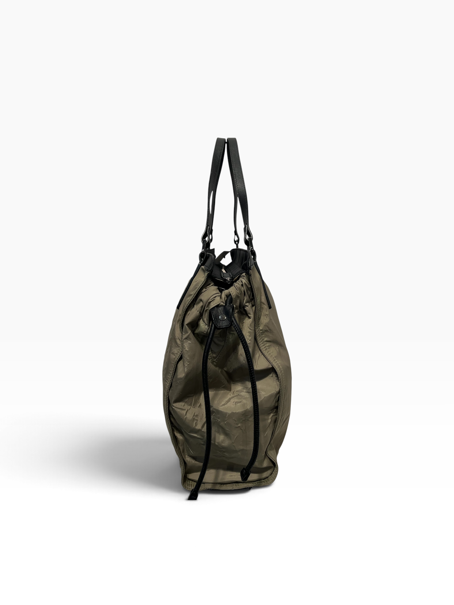 BURBERRY/Tote Bag/Nylon/KHK/Buckleigh view 4