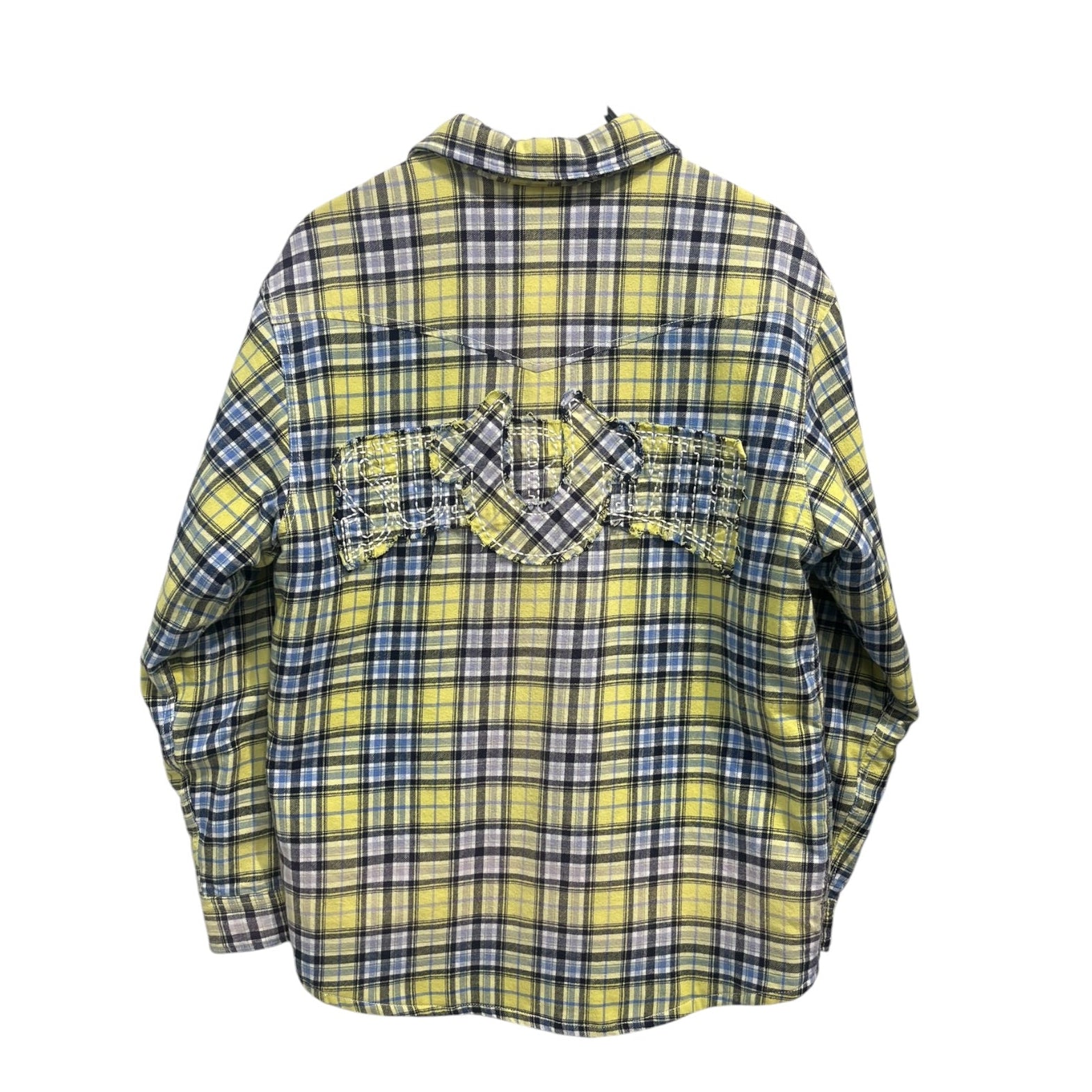 Supreme/LS Shirt/M/Cotton/YEL/Plaid/PADDED FLANNEL SHIRT view 2
