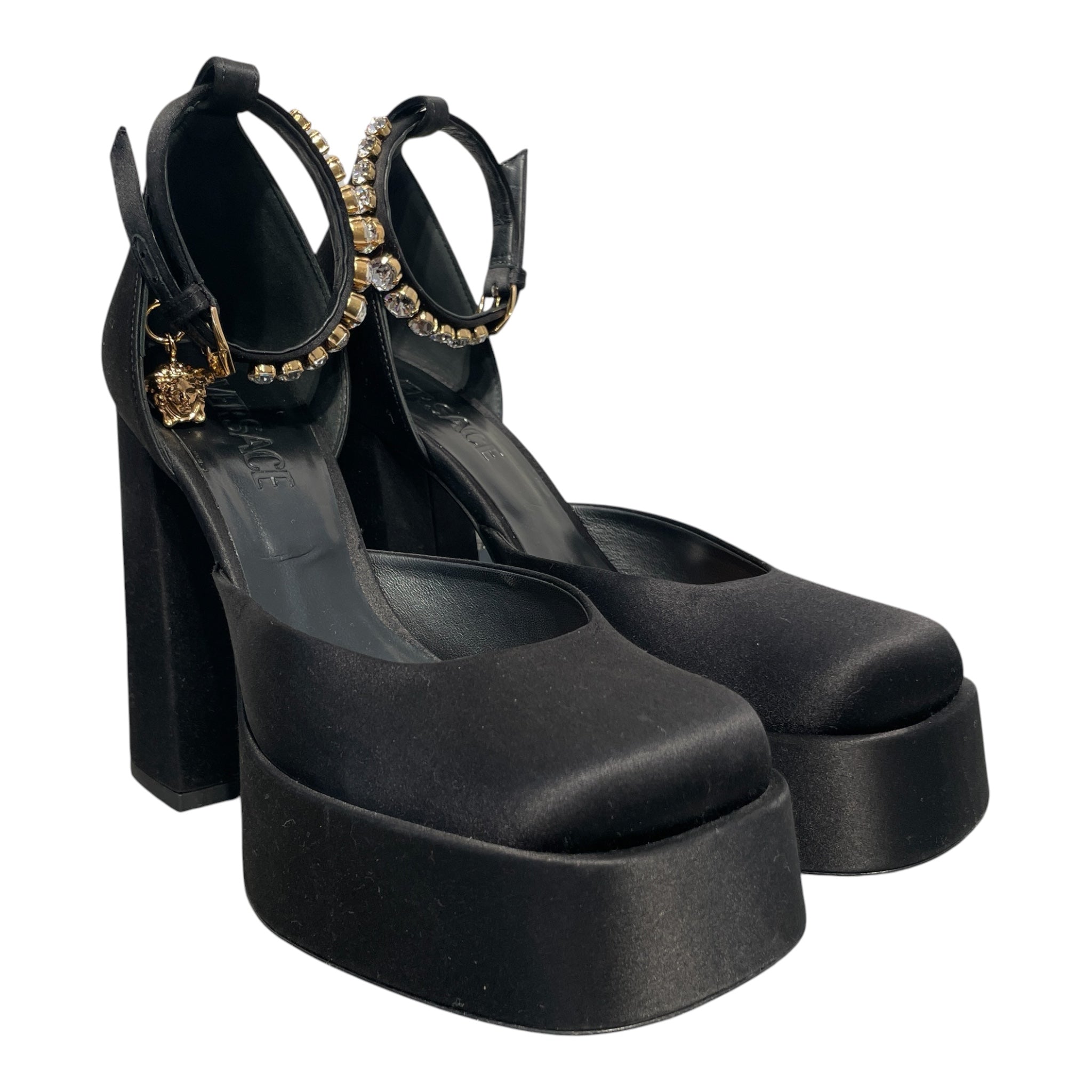 VERSACE/Heels/EU 37.5/BLK/ view 1