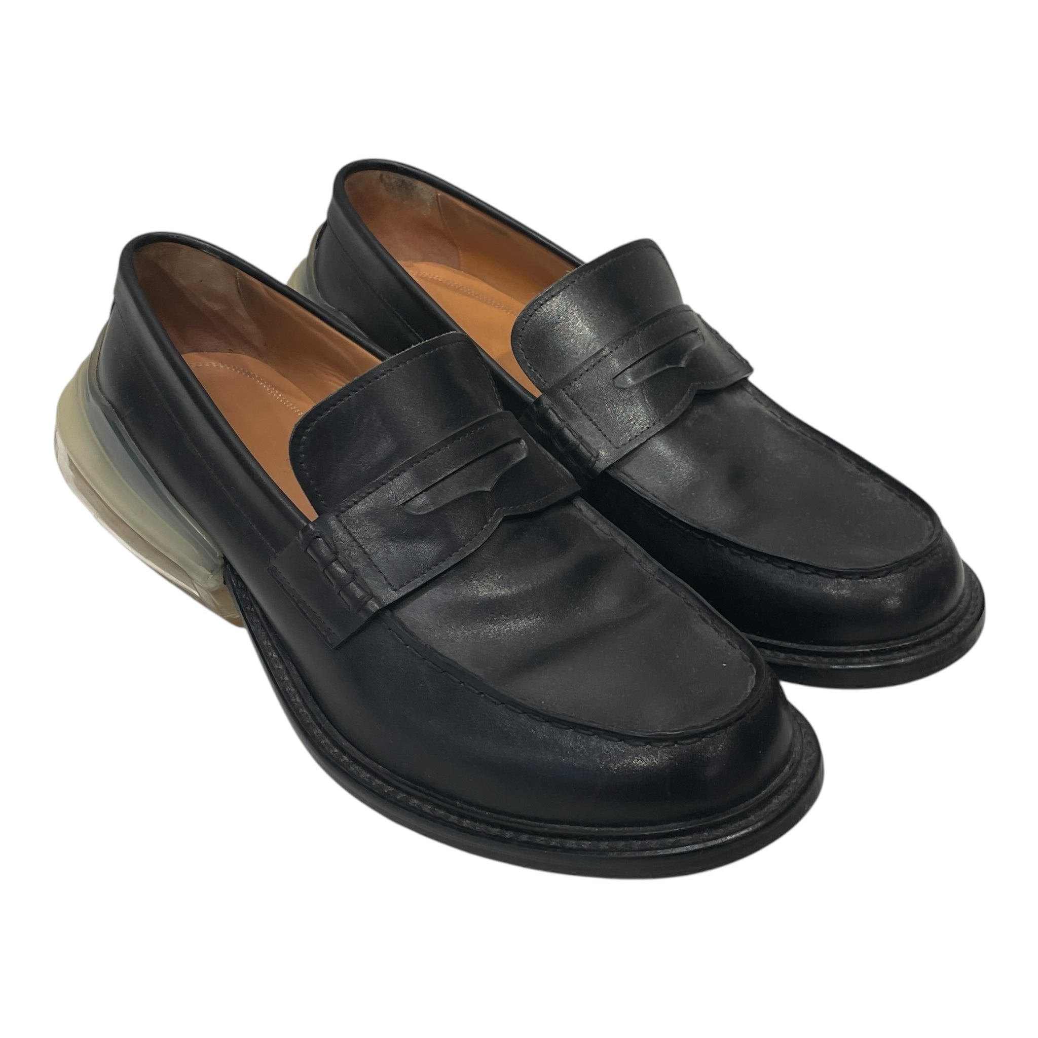 Martin Margiela/Loafers/EU 45/Leather/BLK/AIR BAG LOAFER view 1