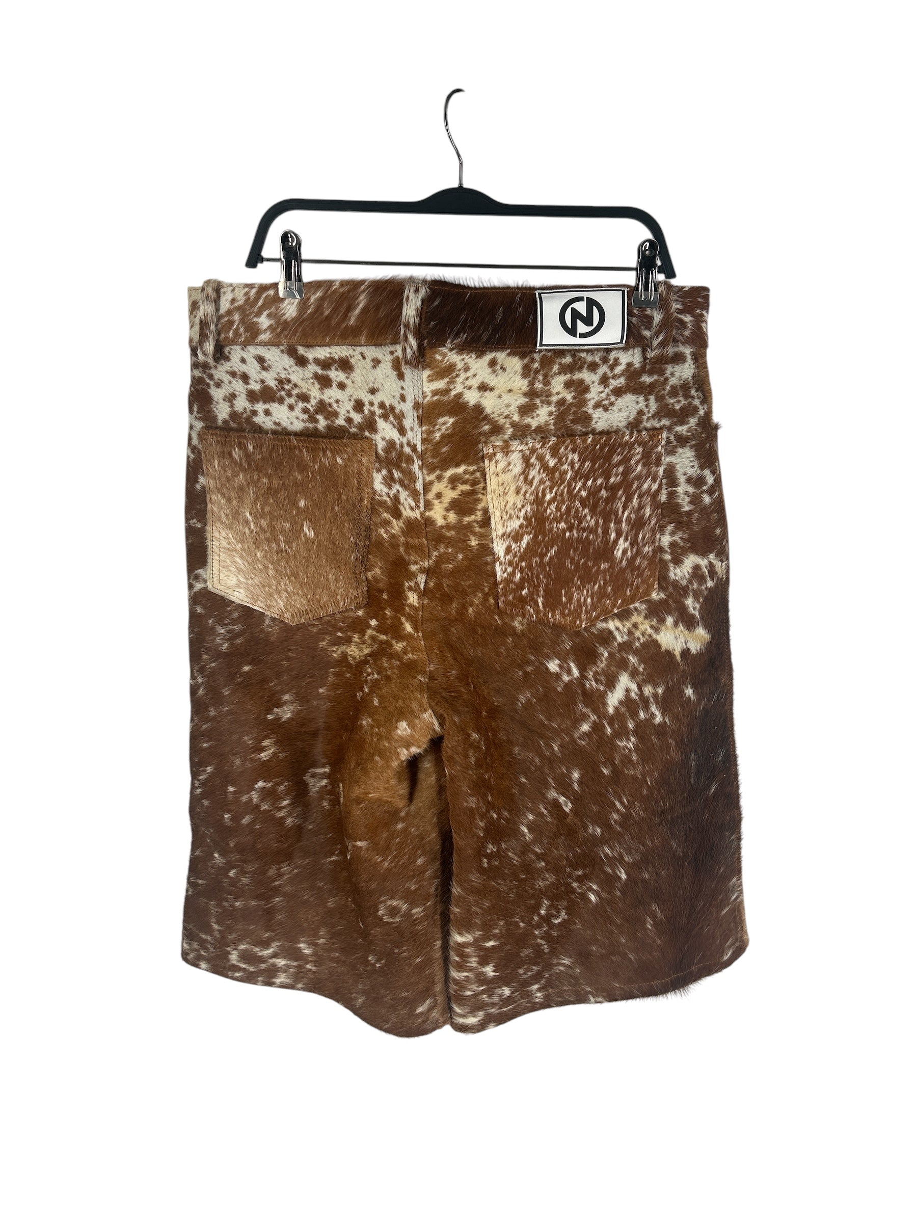 NYRVA/Shorts/34/BRW/ANIMAL FUR SHORTS view 2