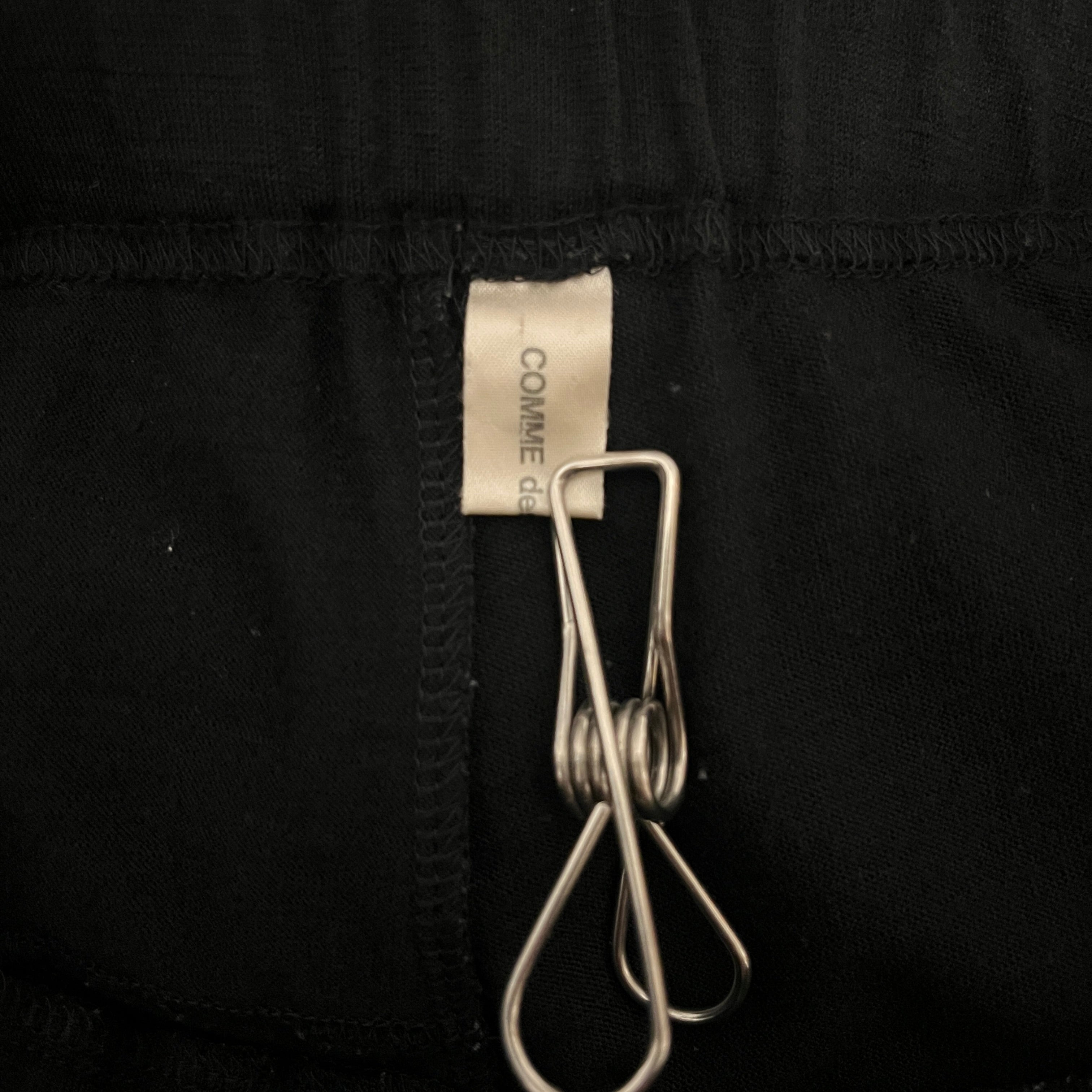 COMME des GARCONS/Long Skirt/Wool/BLK/PANELED ASYM view 3