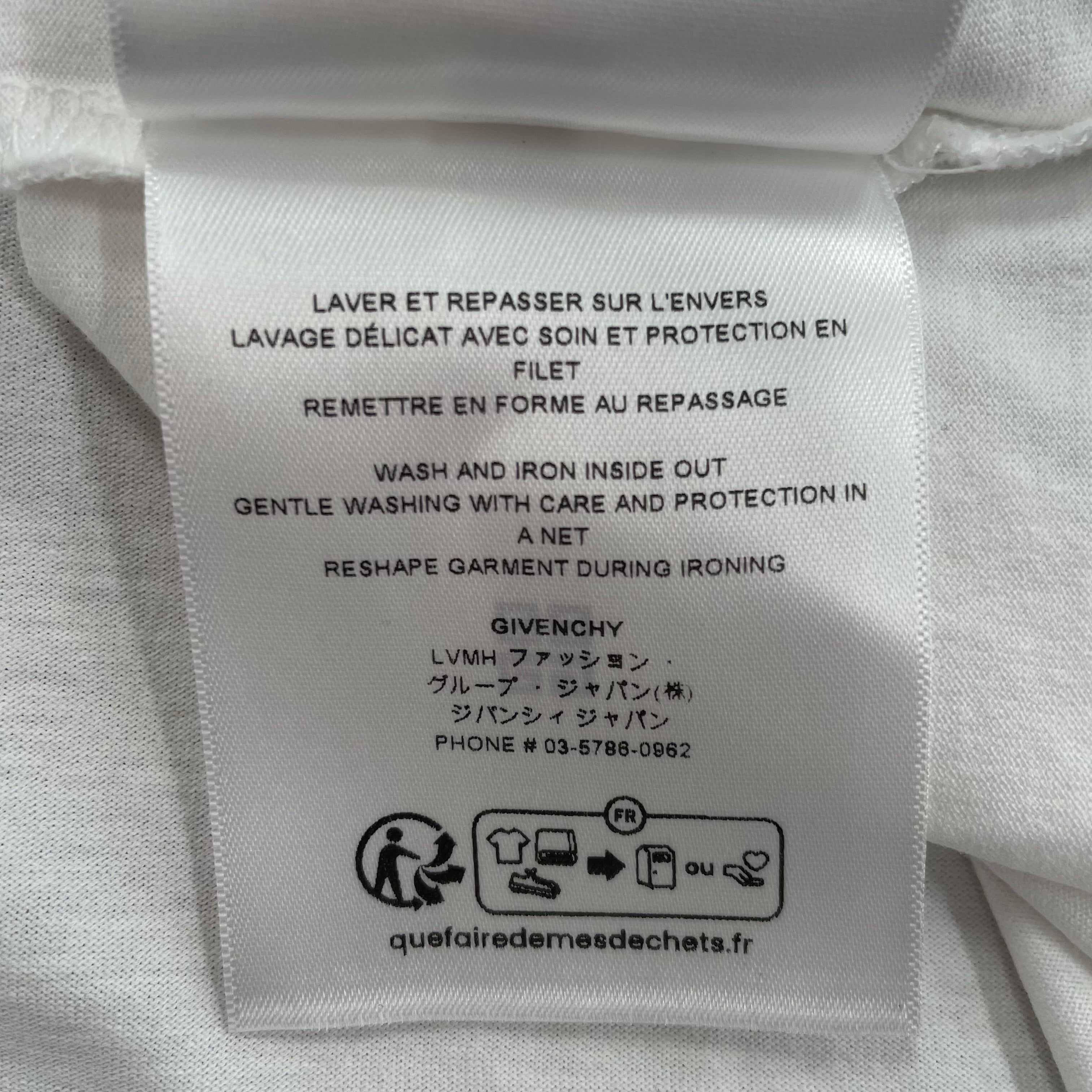 GIVENCHY/Tank Top/L/Cotton/WHT/4 G logo view 6