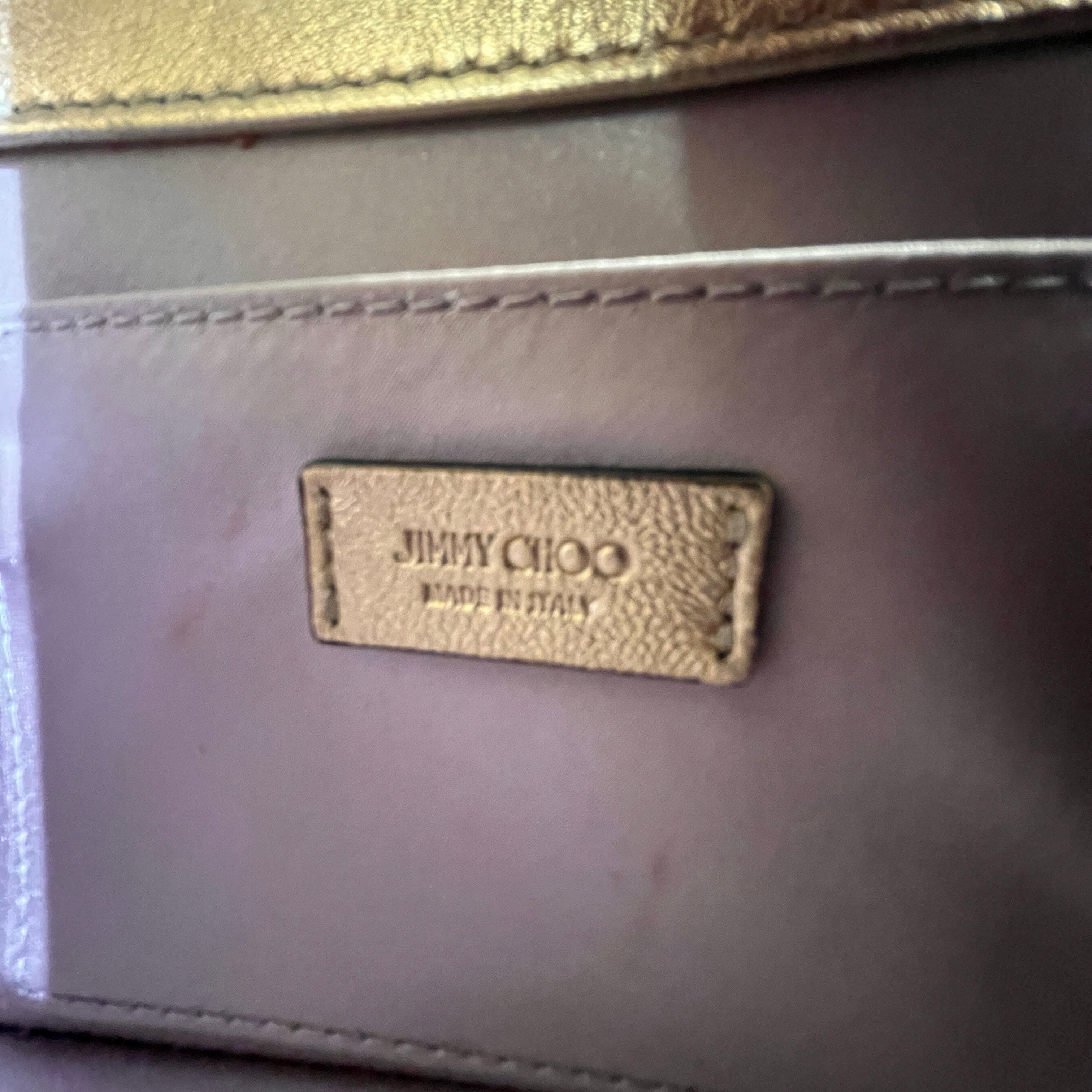 JIMMY CHOO/Cross Body Bag/Leather/GLD/Diamond Bag view 5