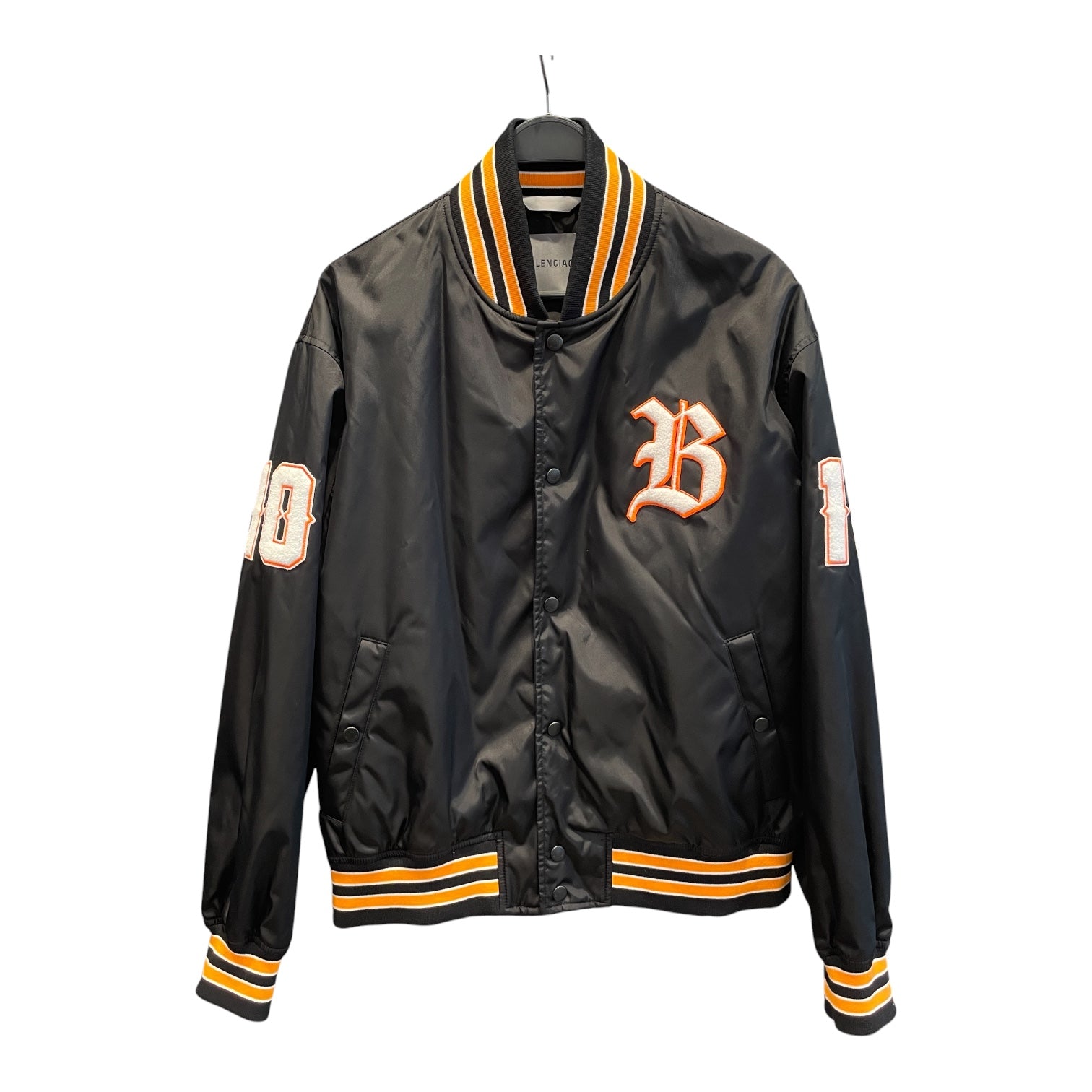 BALENCIAGA/Baseball Jkt/50/Polyester/BLK/VARSITY BOMBER view 1