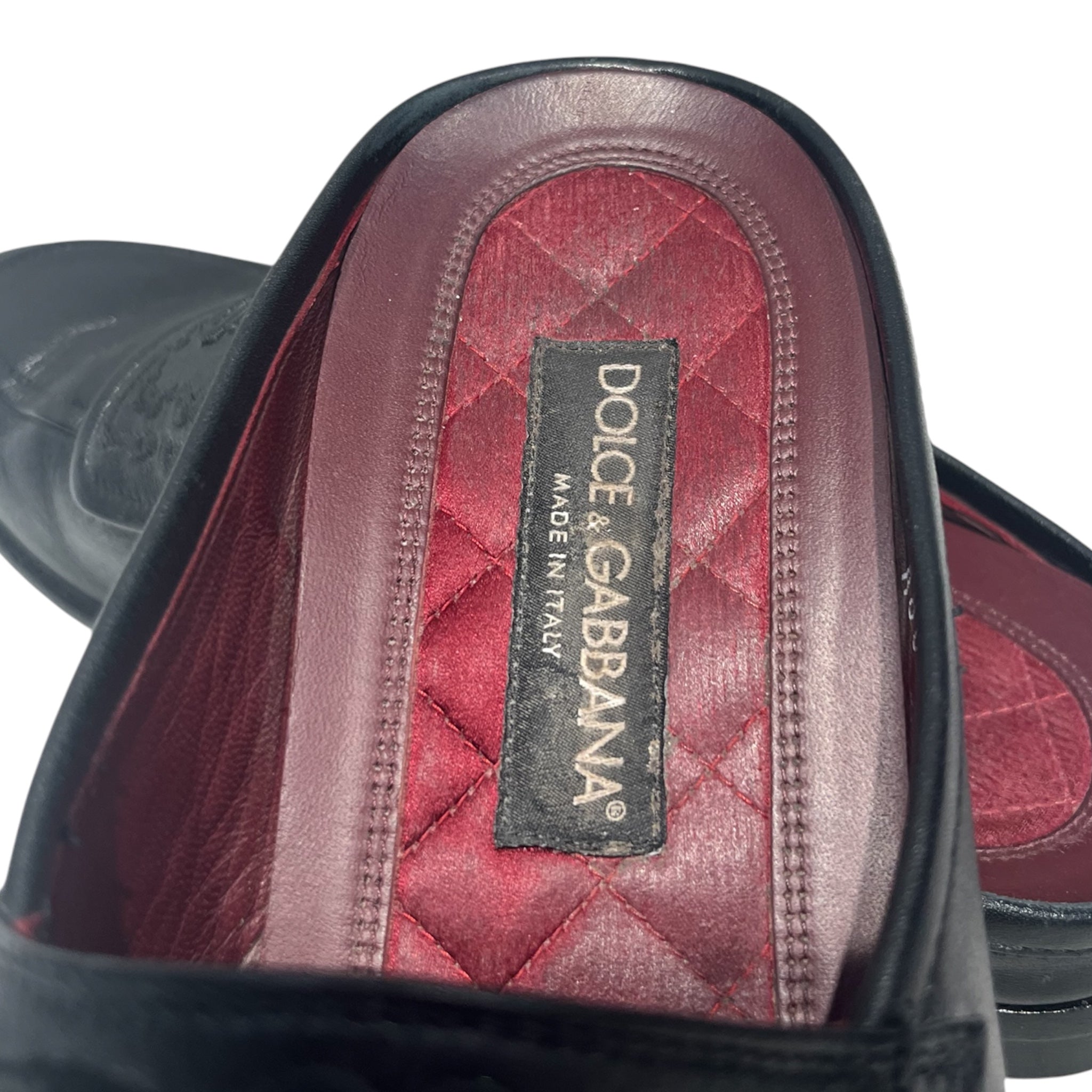 DOLCE&GABBANA/Espadrilles/US 7/BLK/U-Tip/ view 3