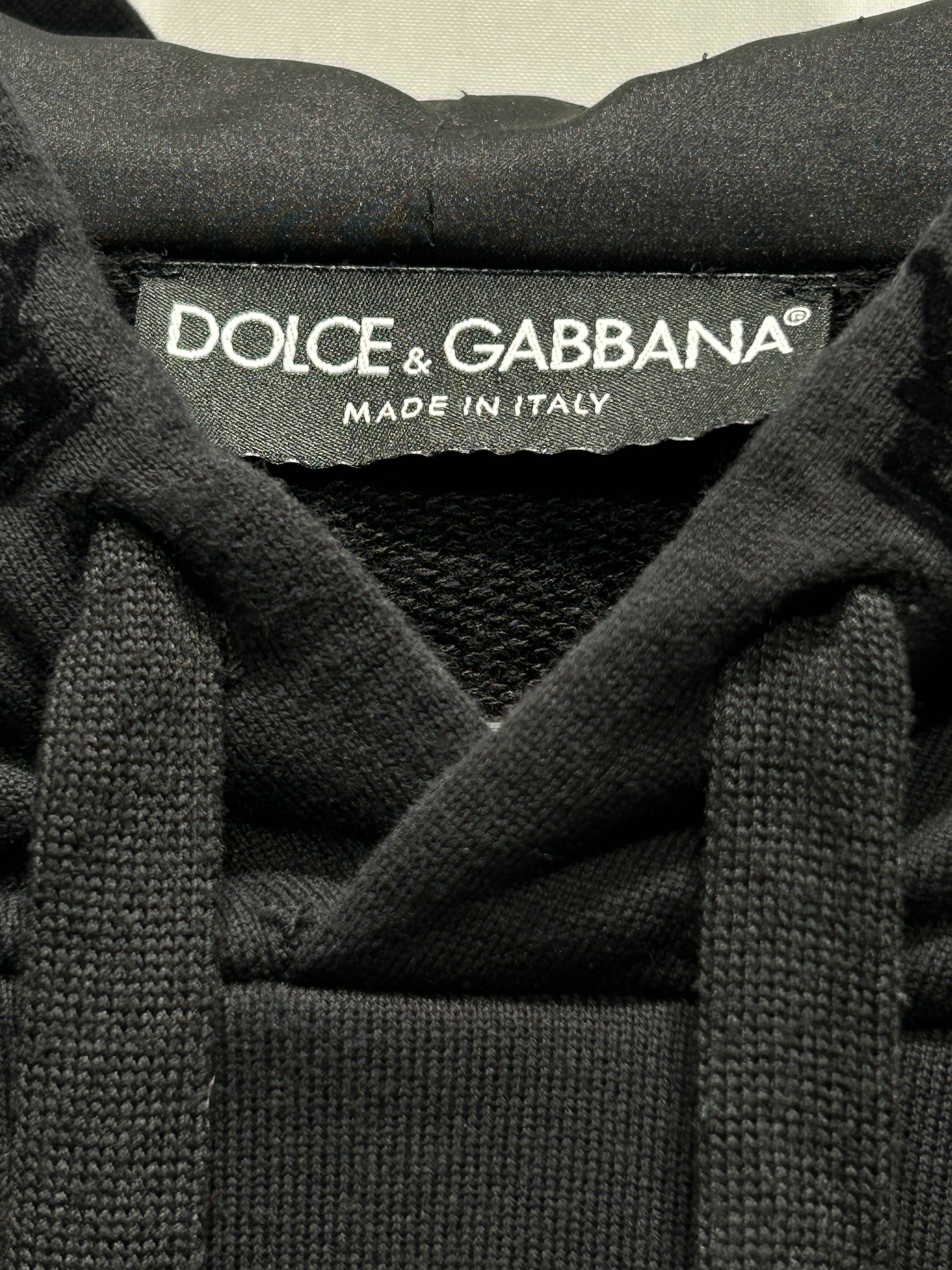 DOLCE&GABBANA/Hoodie/52/Cotton/BLK/CROWNS view 4
