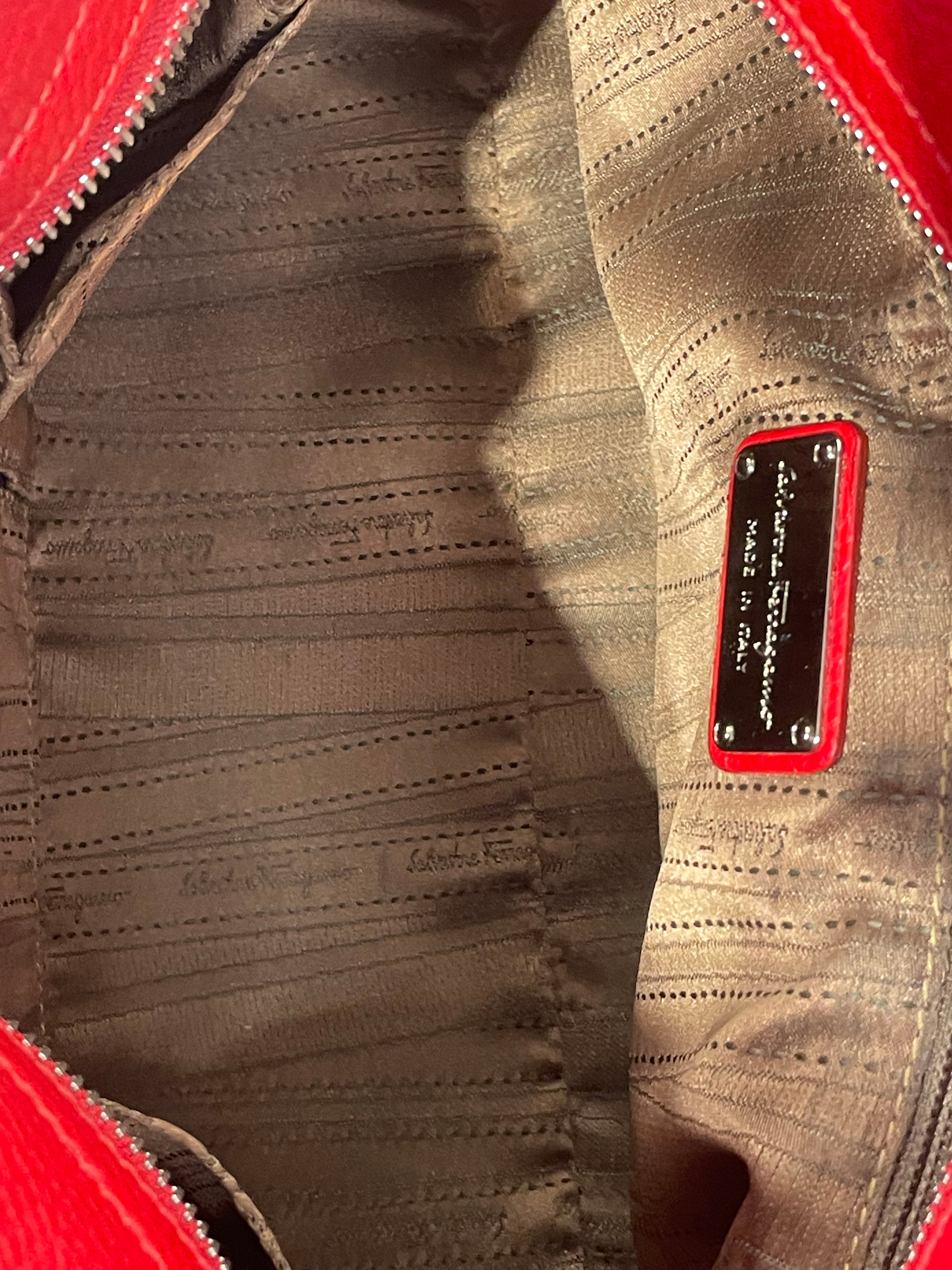 Salvatore Ferragamo/Bag/Leather/RED/SOFIA SATCHEL view 5