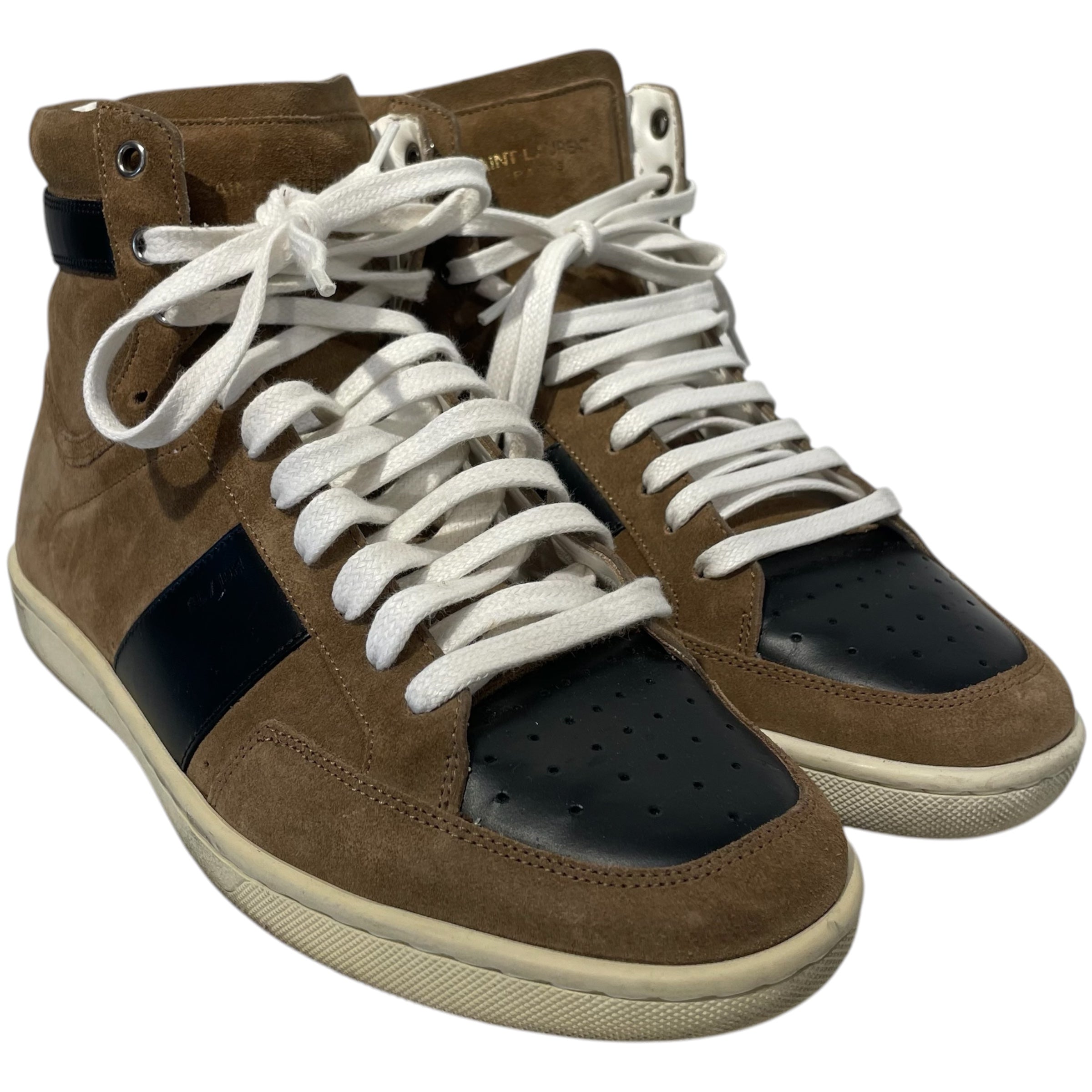 SAINT LAURENT/Hi-Sneakers/EU 39/Suede/BRW/BO 418026 view 1