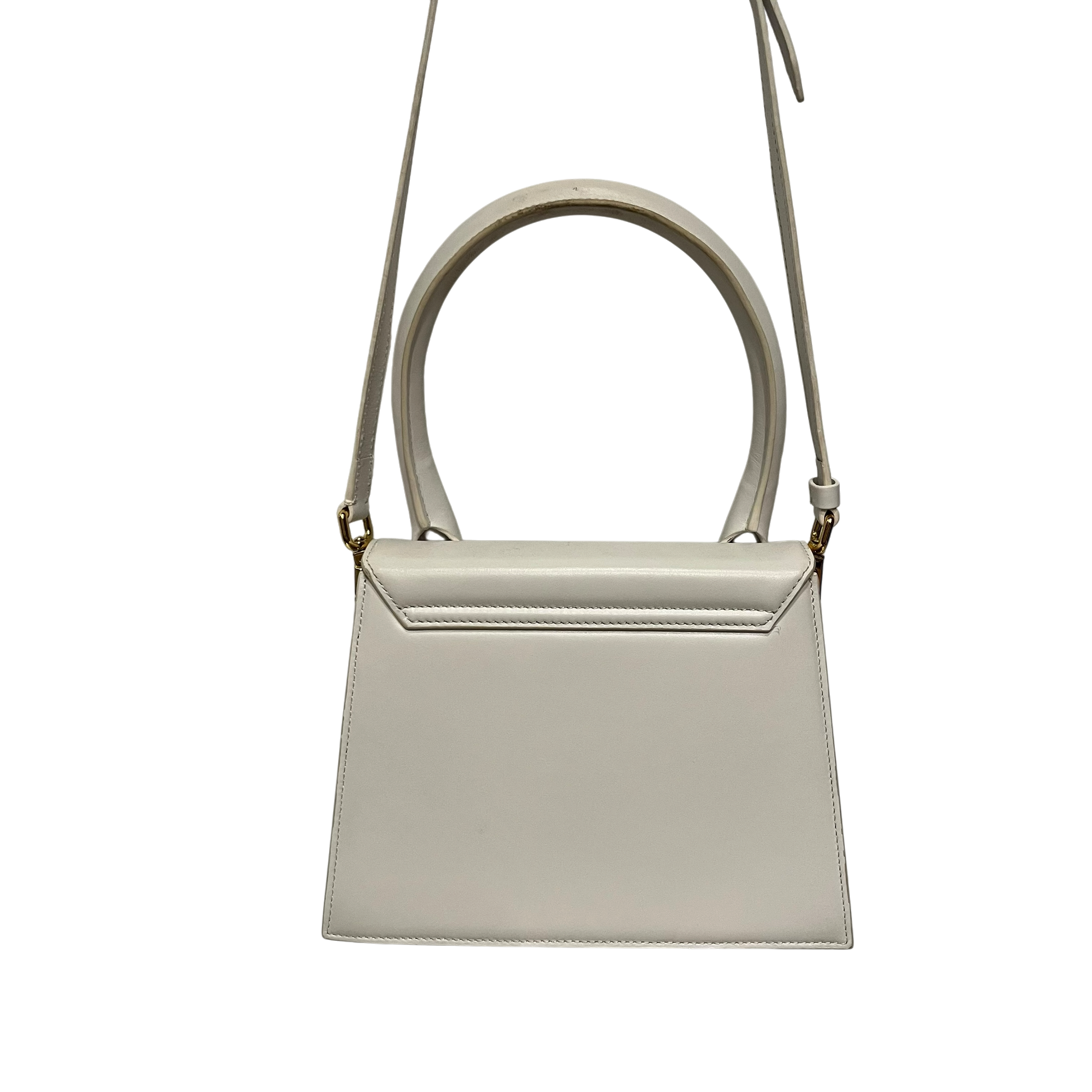 JACQUEMUS/Hand Bag/Leather/WHT/le chiquito moyen view 3