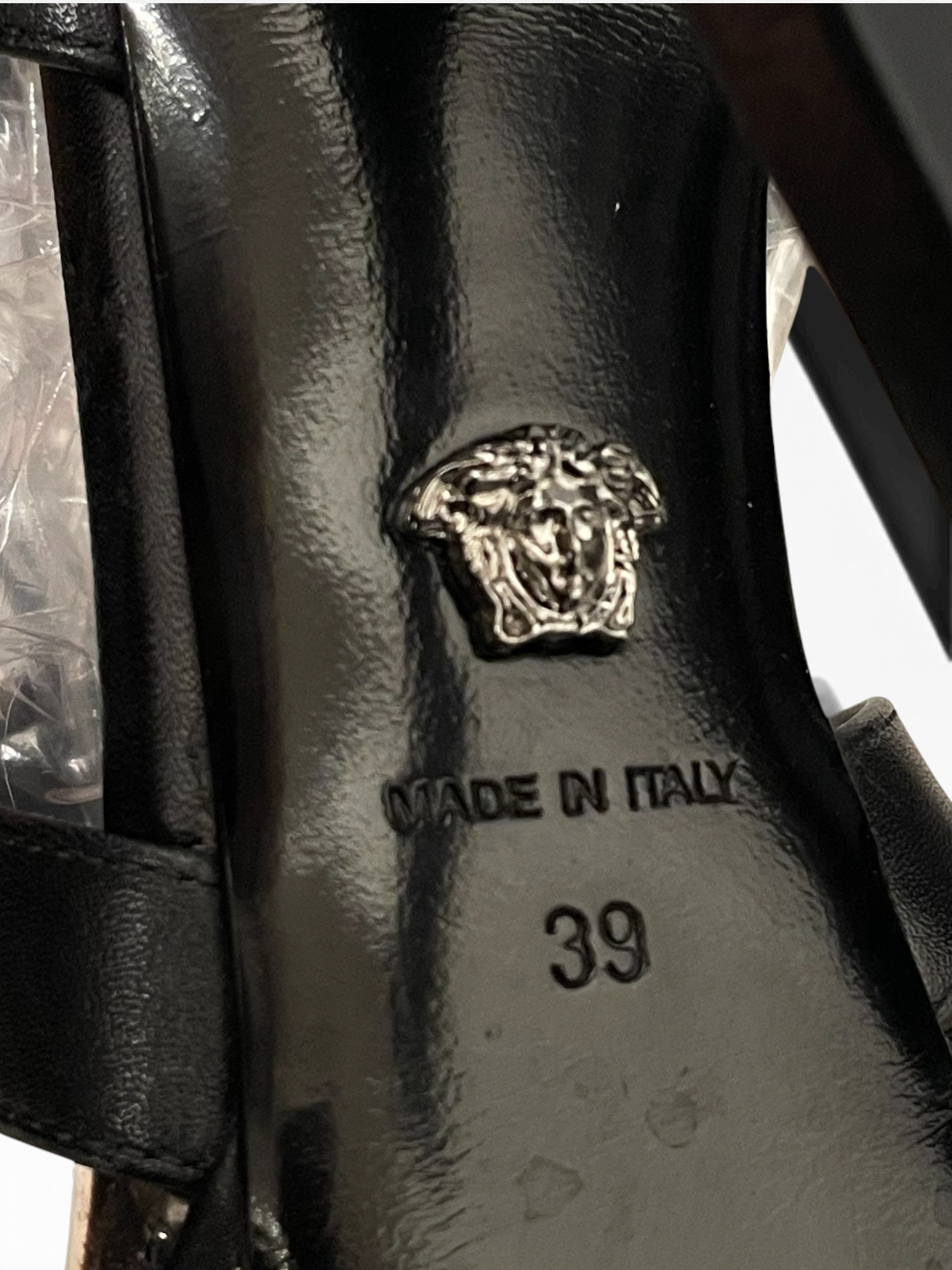 VERSACE/Heels/EU 39/Leather/BLK/ view 6
