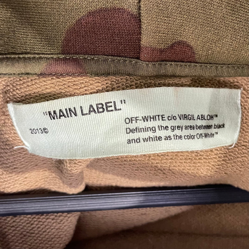 OFF-WHITE/Hoodie/M/Camouflage/Cotton/GRN/OFF-WHITE CAMO HOODIE