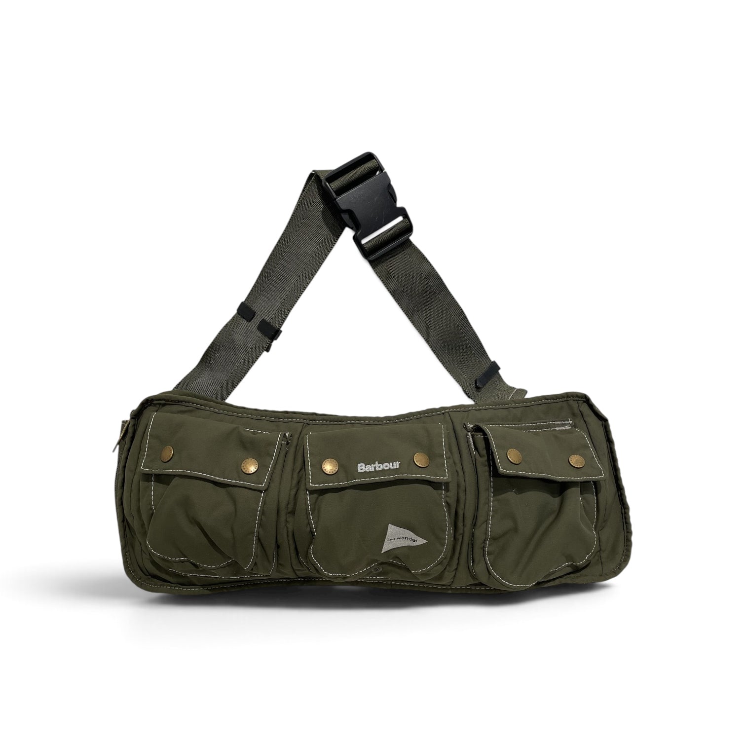 Barbour/and wander/Fanny Pack/Nylon/GRN/Belt bag