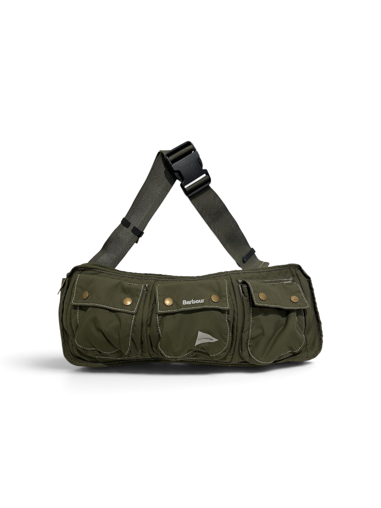 Barbour/and wander/Fanny Pack/Nylon/GRN/Belt bag view 1