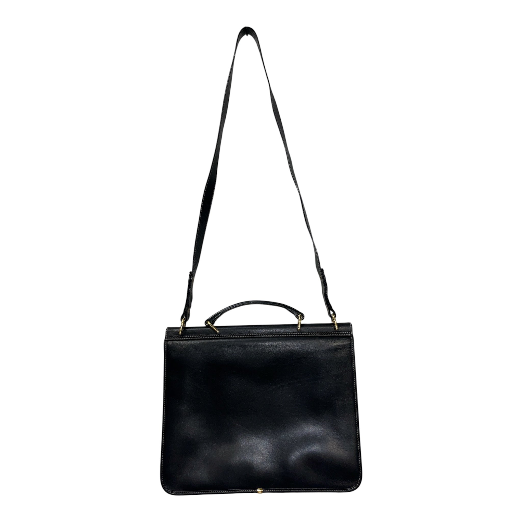 GUCCI/Cross Body Bag/Leather/BLK/BUCKLE GOLD, EXOTIC LEATHER view 2