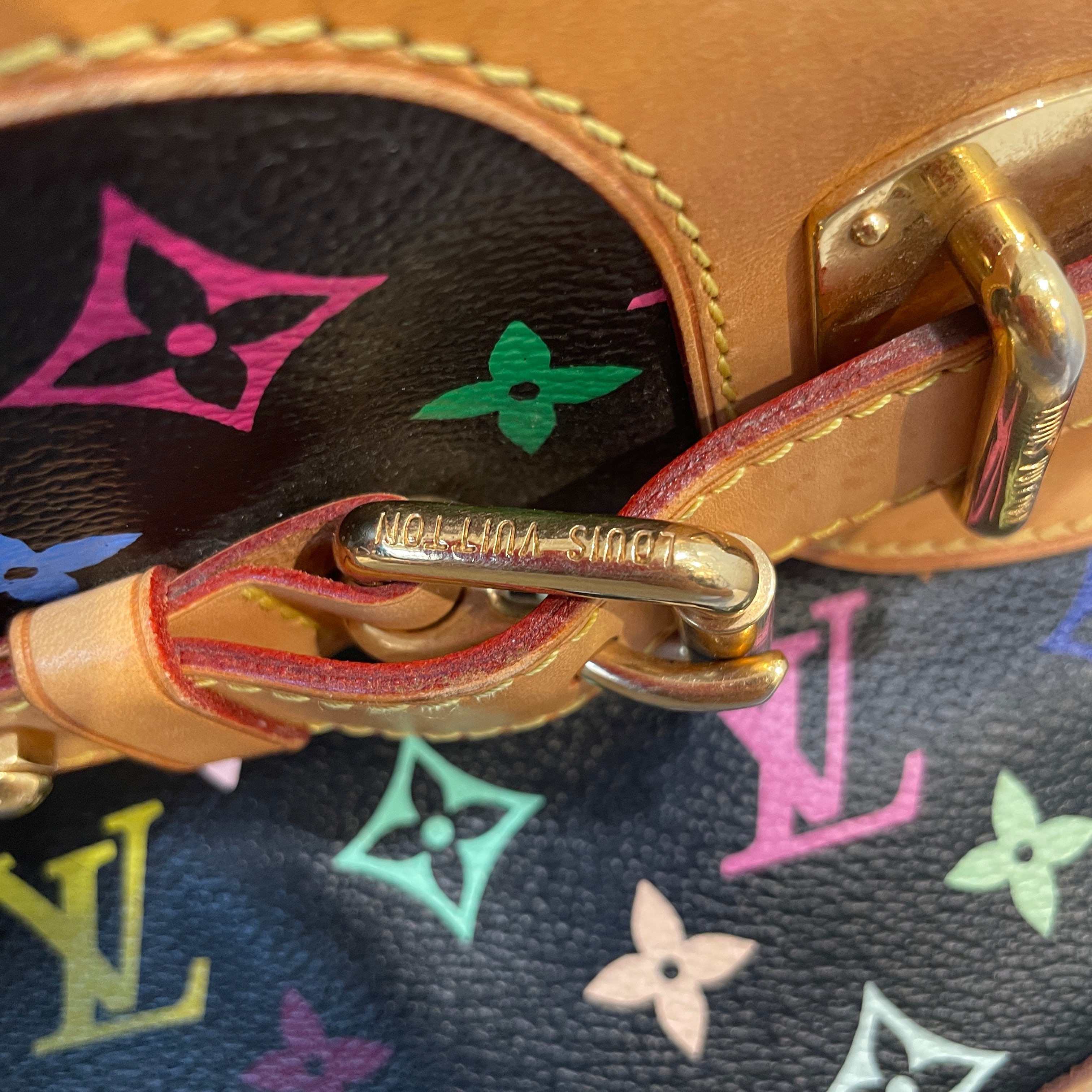 LOUIS VUITTON/Hand Bag/Monogram/Leather/BLK/Claudia Multicolor view 6