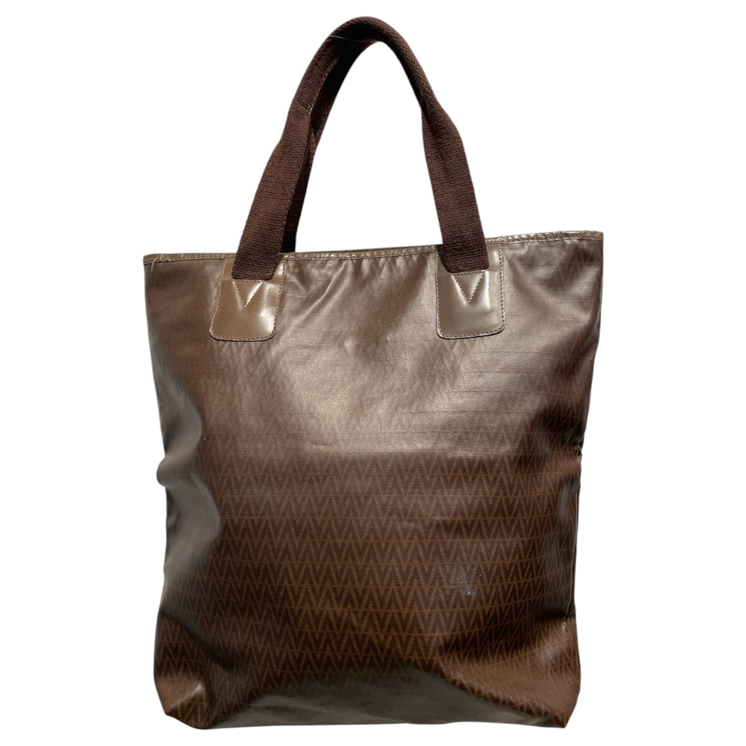 VALENTINO GARAVANI/Tote Bag/Monogram/Leather/BRW/V Monogram view 2