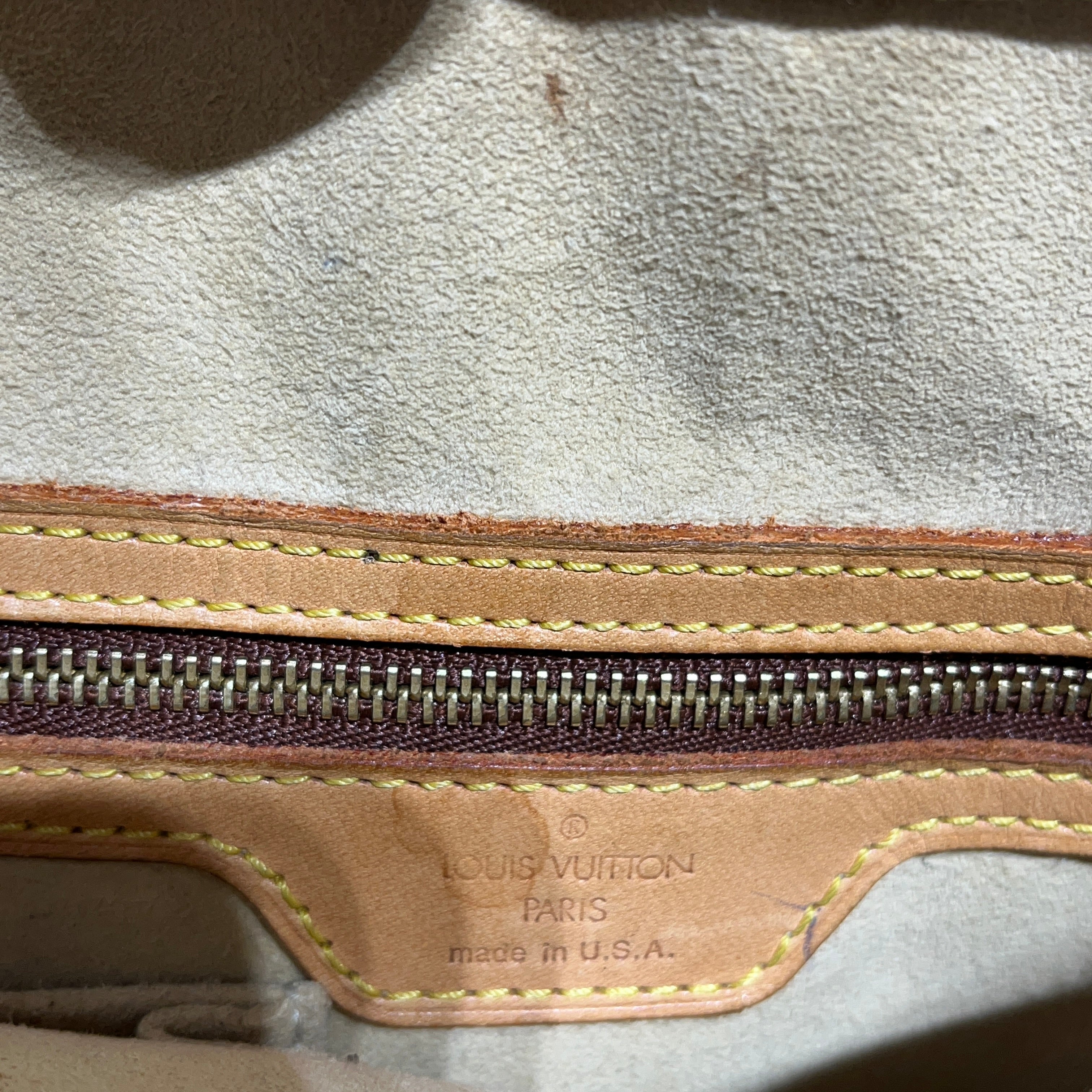 LOUIS VUITTON/Hand Bag/Monogram/Leather/BRW/LOOPING GM view 6