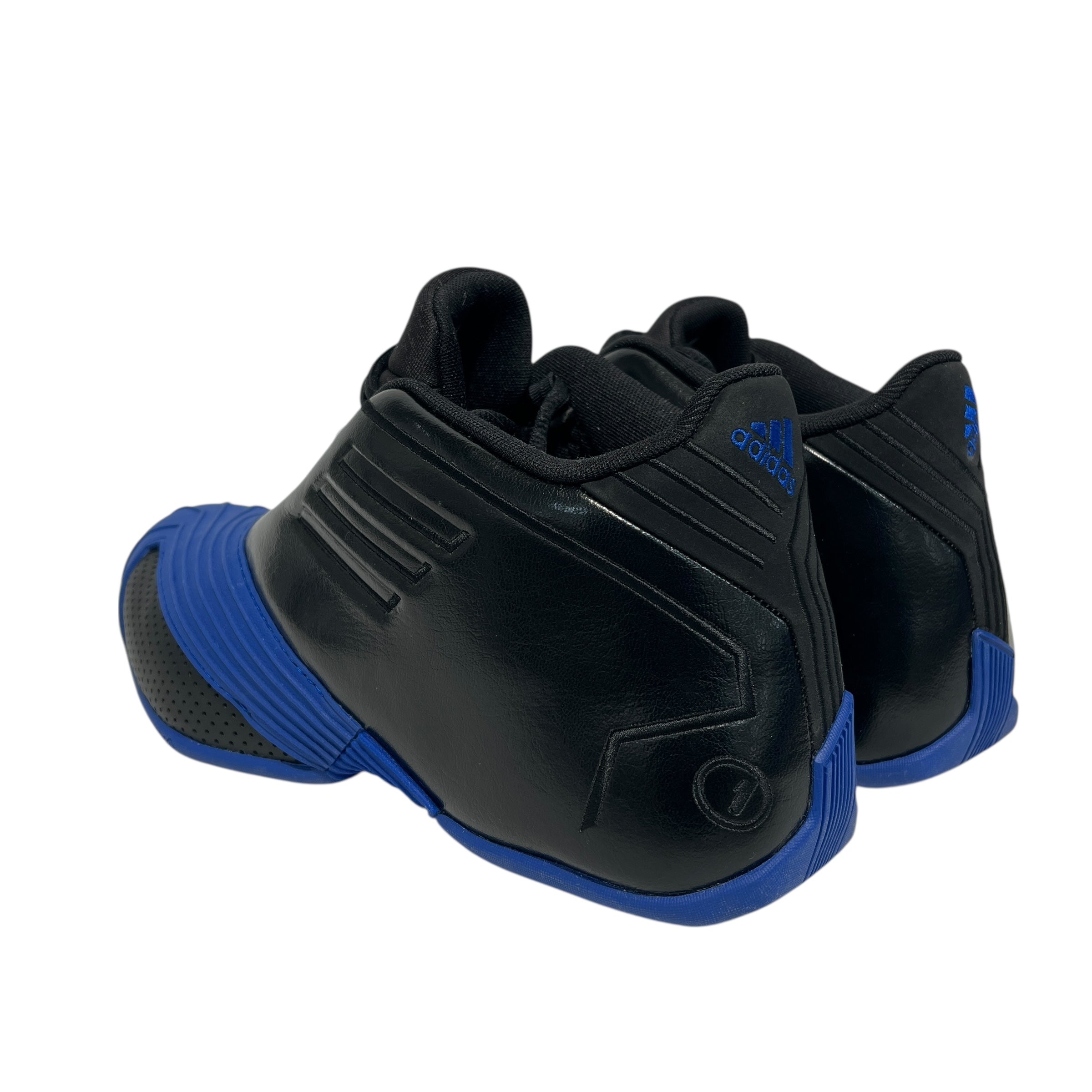 adidas/Hi-Sneakers/US 8/Leather/BLK/T-Mac 1 Blue Toe view 2
