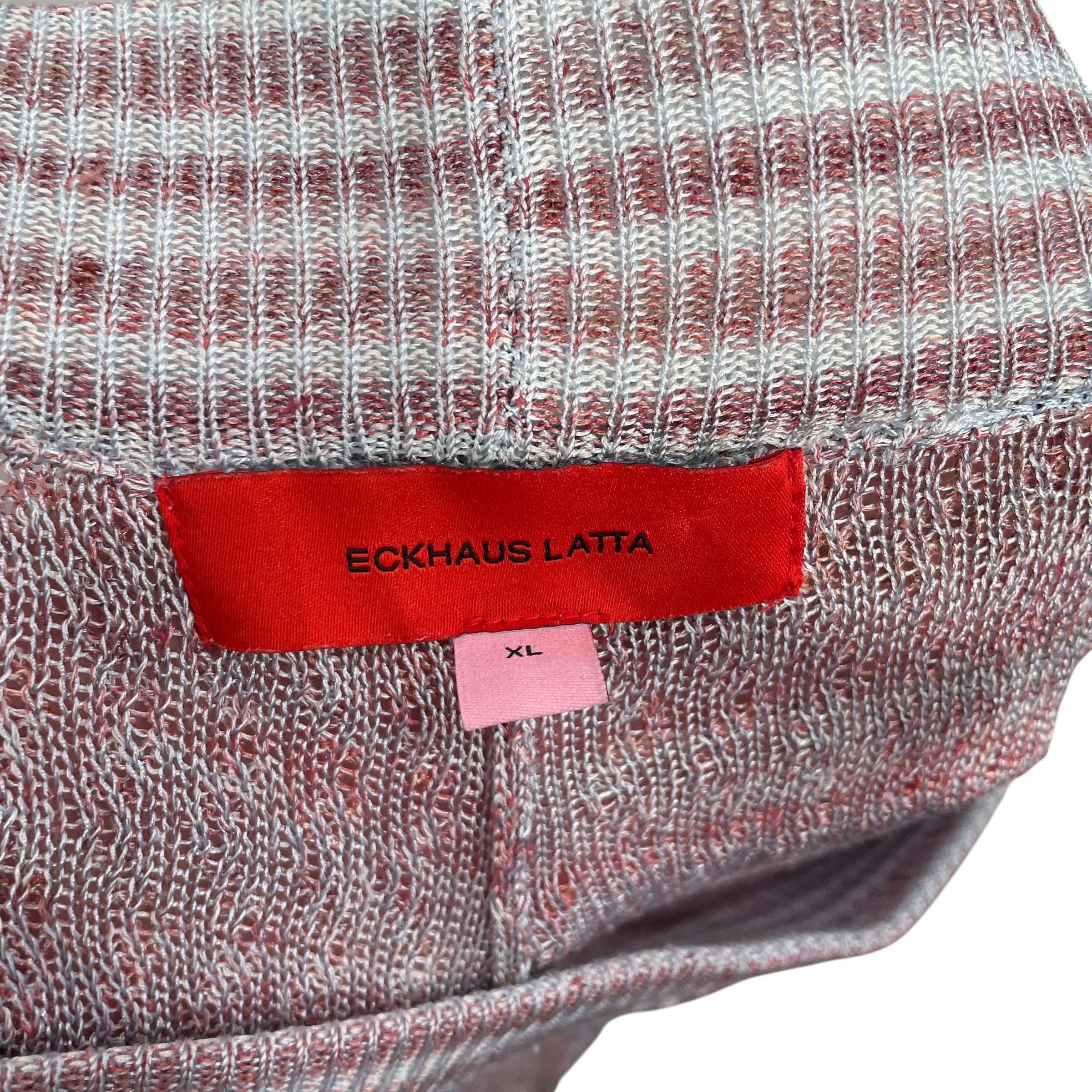 ECKHAUS LATTA/Wide Leg Pants/XL/All Over Print/Polyester/PPL/KNIT STRETCHY PANTS view 3
