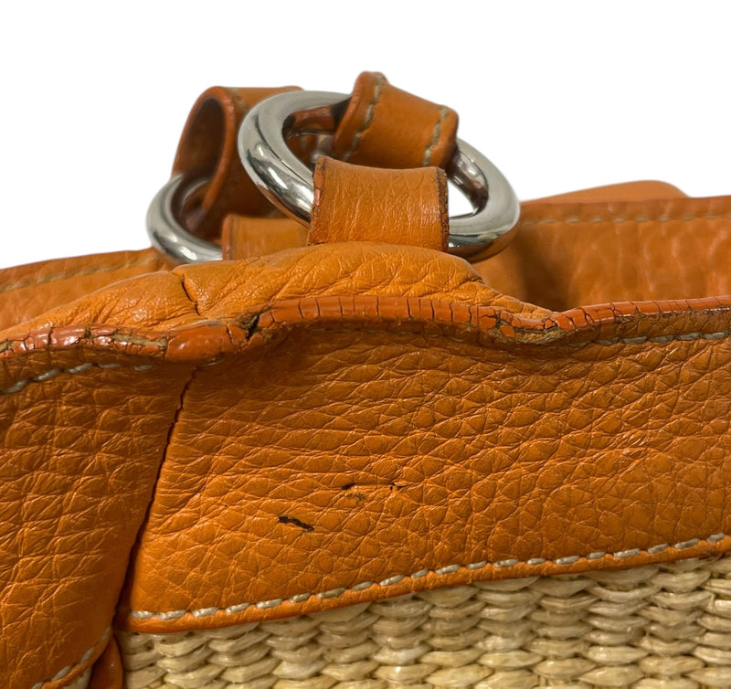 PRADA/Hand Bag/Leather/ORN/129