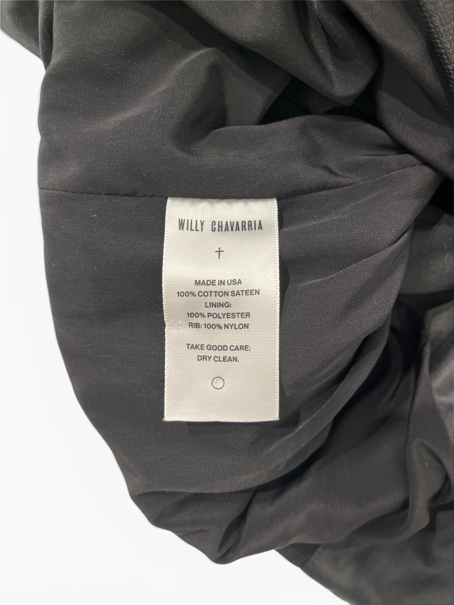WILLY CHAVARRIA/LS Shirt/XL/Nylon/BLK/SHARP COLLAR RECYTEX SHIRT view 4