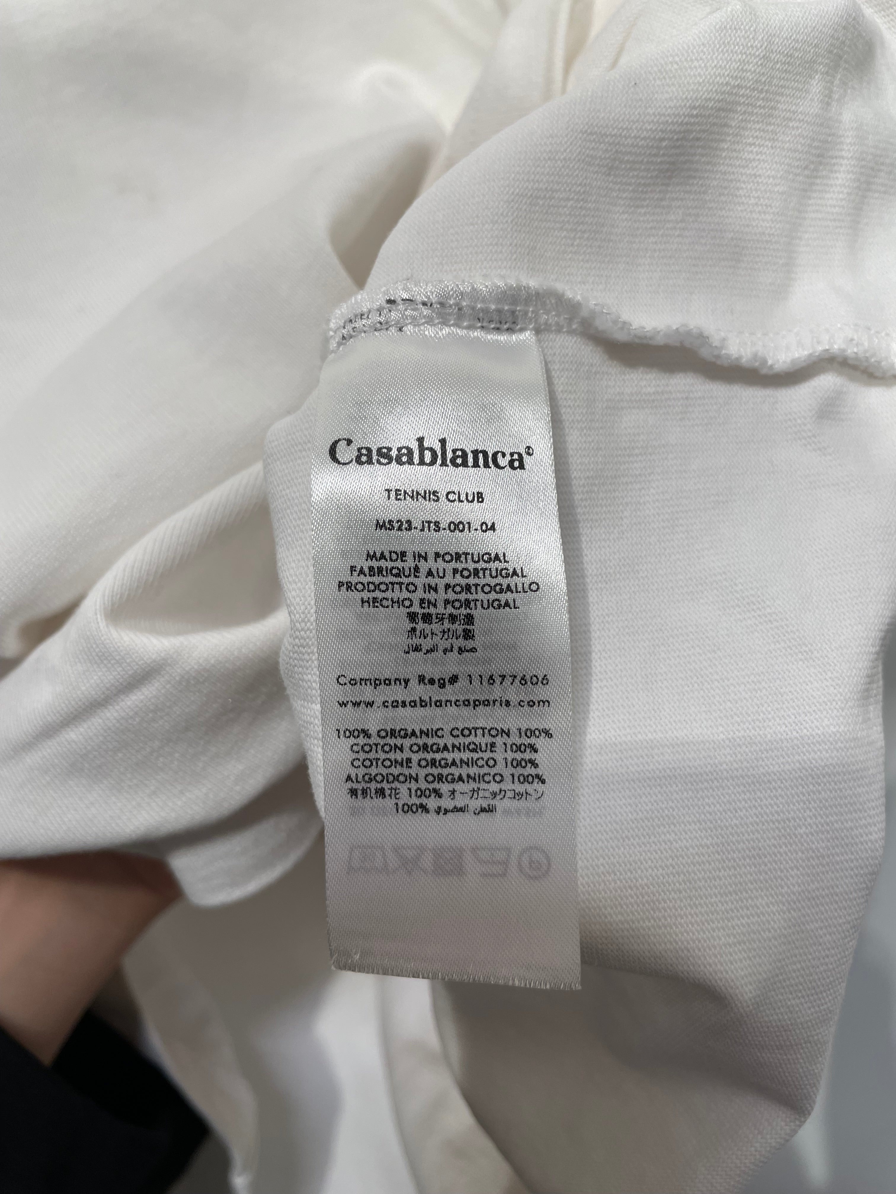 CASABLANCA/T-Shirt/XL/Cotton/WHT/Mind Vibrations view 4