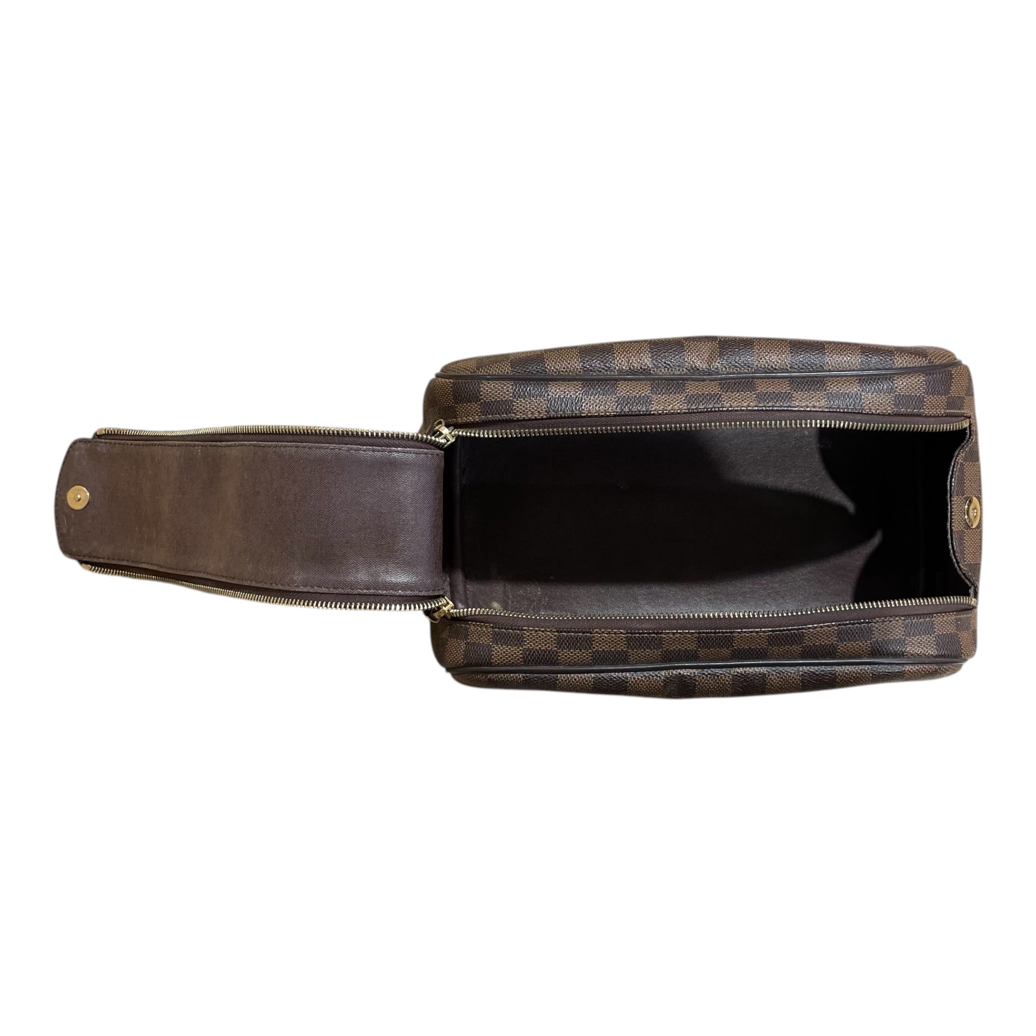 LOUIS VUITTON/Clutch Bag/Monogram/Leather/BRW/DOPP KIT DAMIER EBENE view 8
