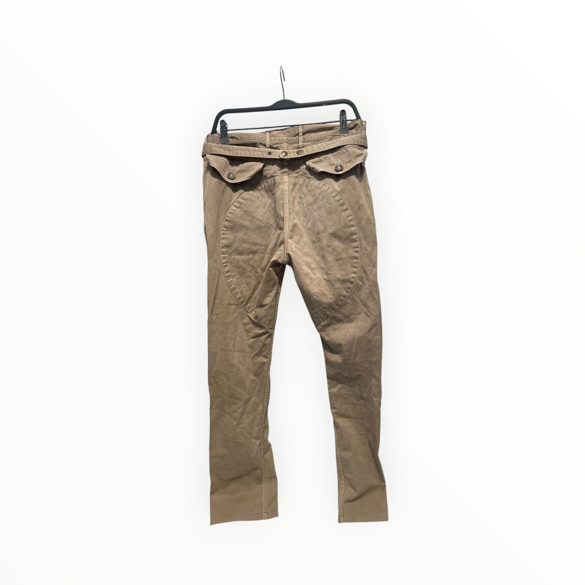KAPITAL/Straight Pants/3/Cotton/BEG/Spiral Back Panels view 2