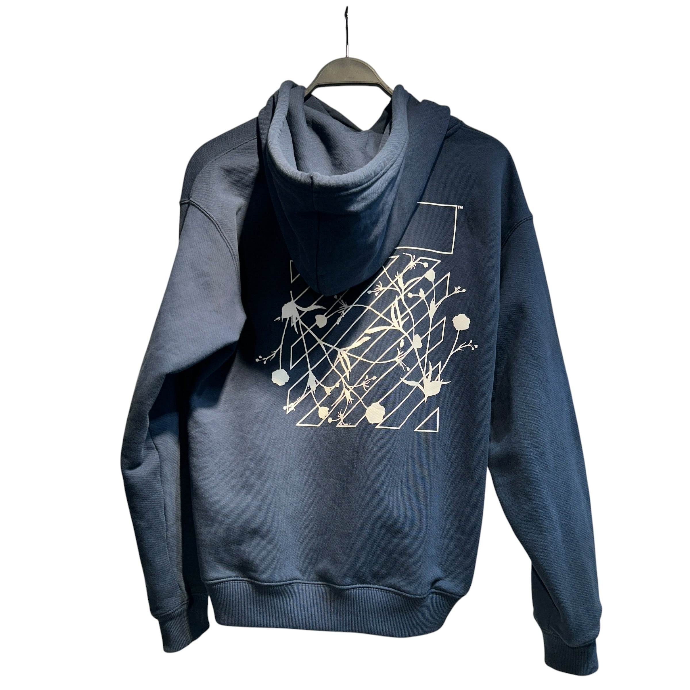 OFF-WHITE/Hoodie/M/Cotton/NVY/NWT SPLASH LOGO HOODIE view 2