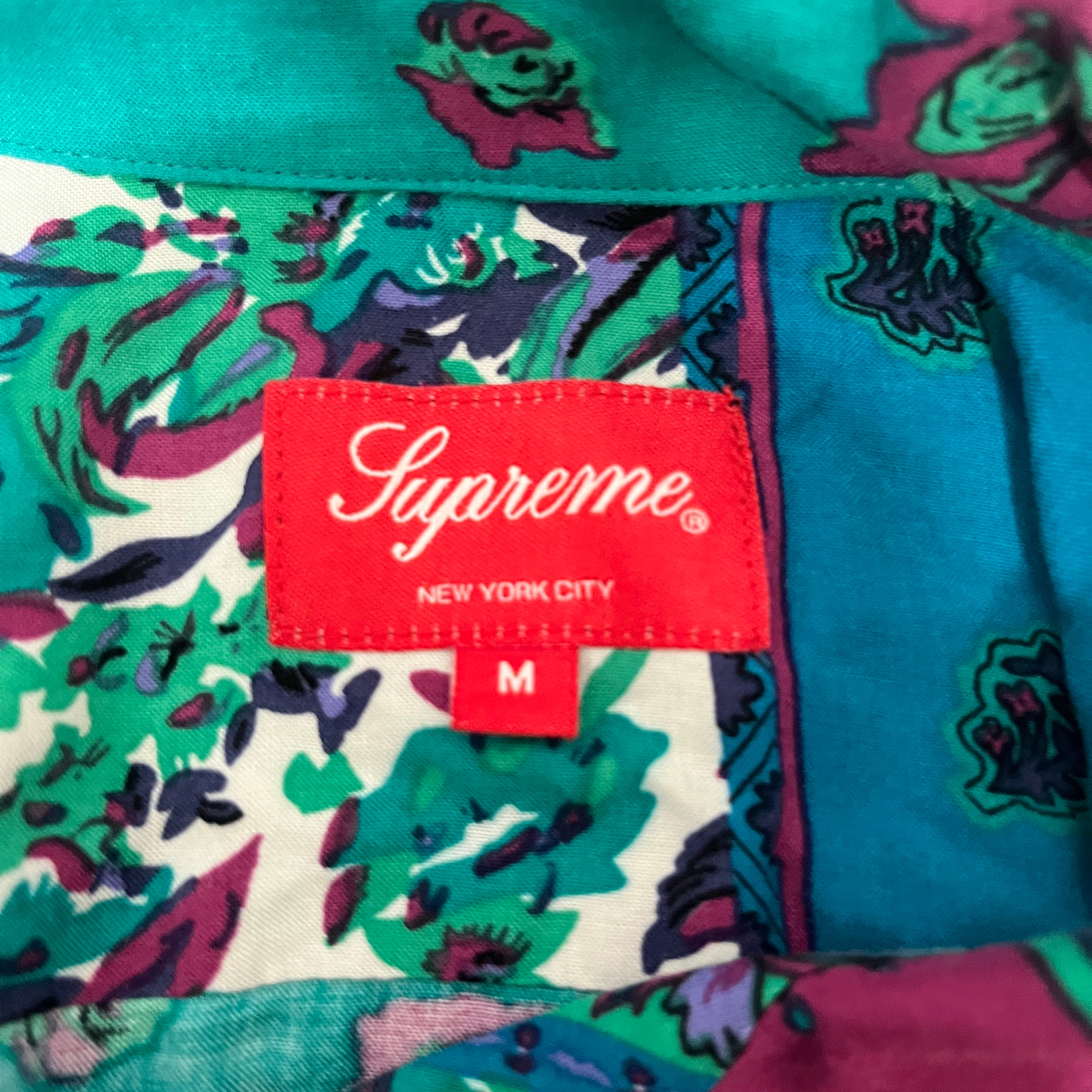 Supreme/LS Shirt/M/Rayon/MLT/All Over Print/PAISLEY RAYON SHIRT view 3