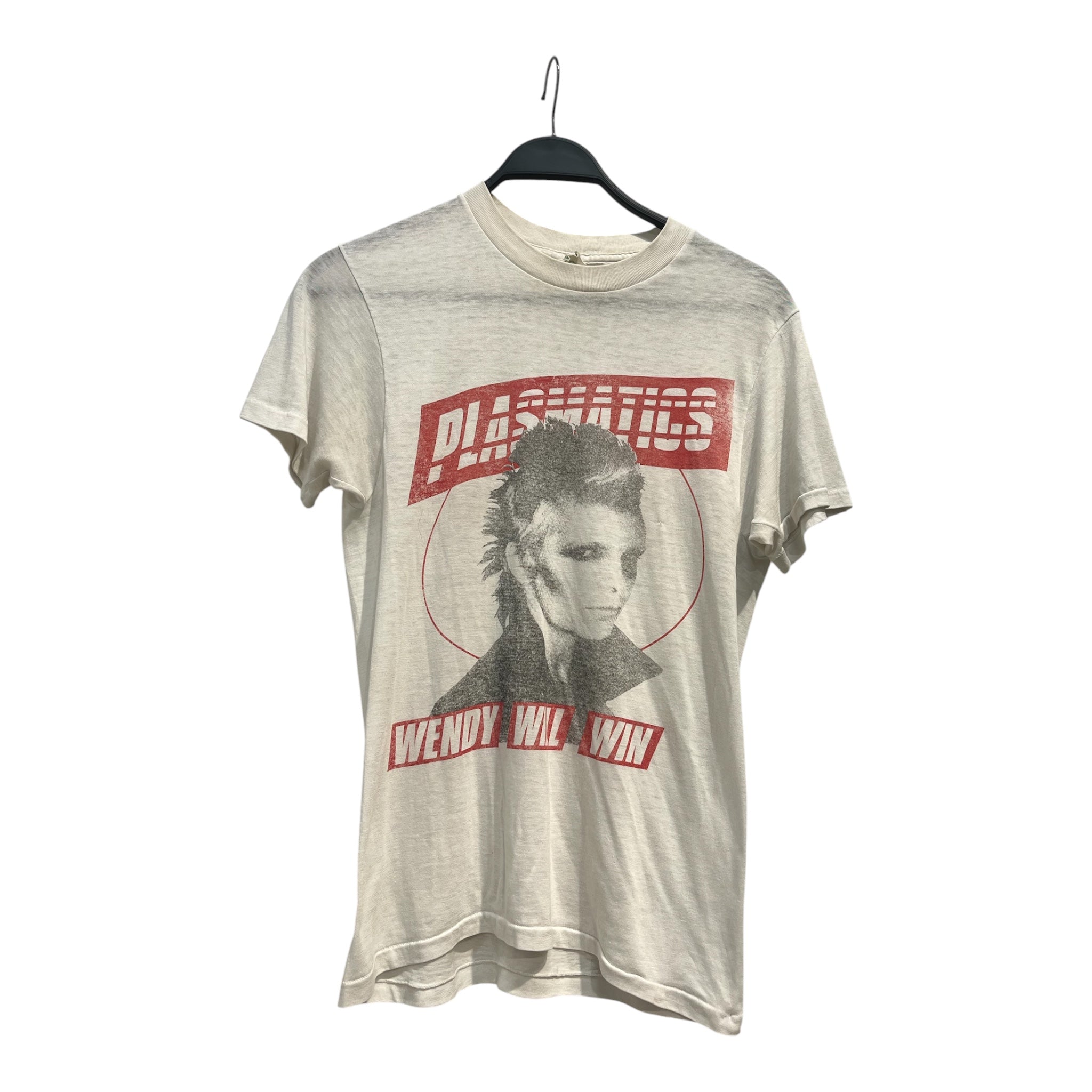 Vintage/T-Shirt/L/Cotton/WHT/plasmatics band tshirt view 1