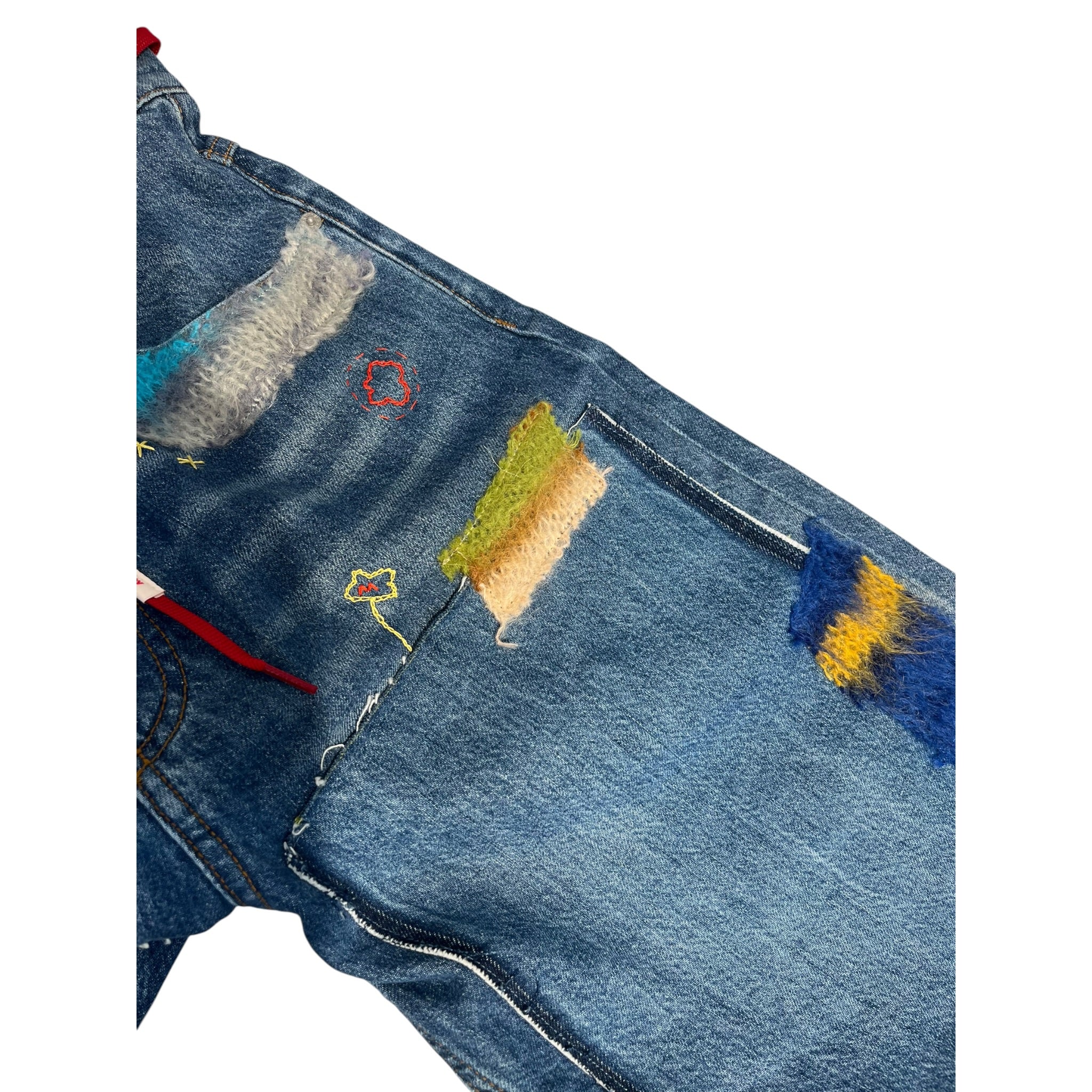 MARNI/Pants/32/Cotton/BLU/mohar patch work view 3