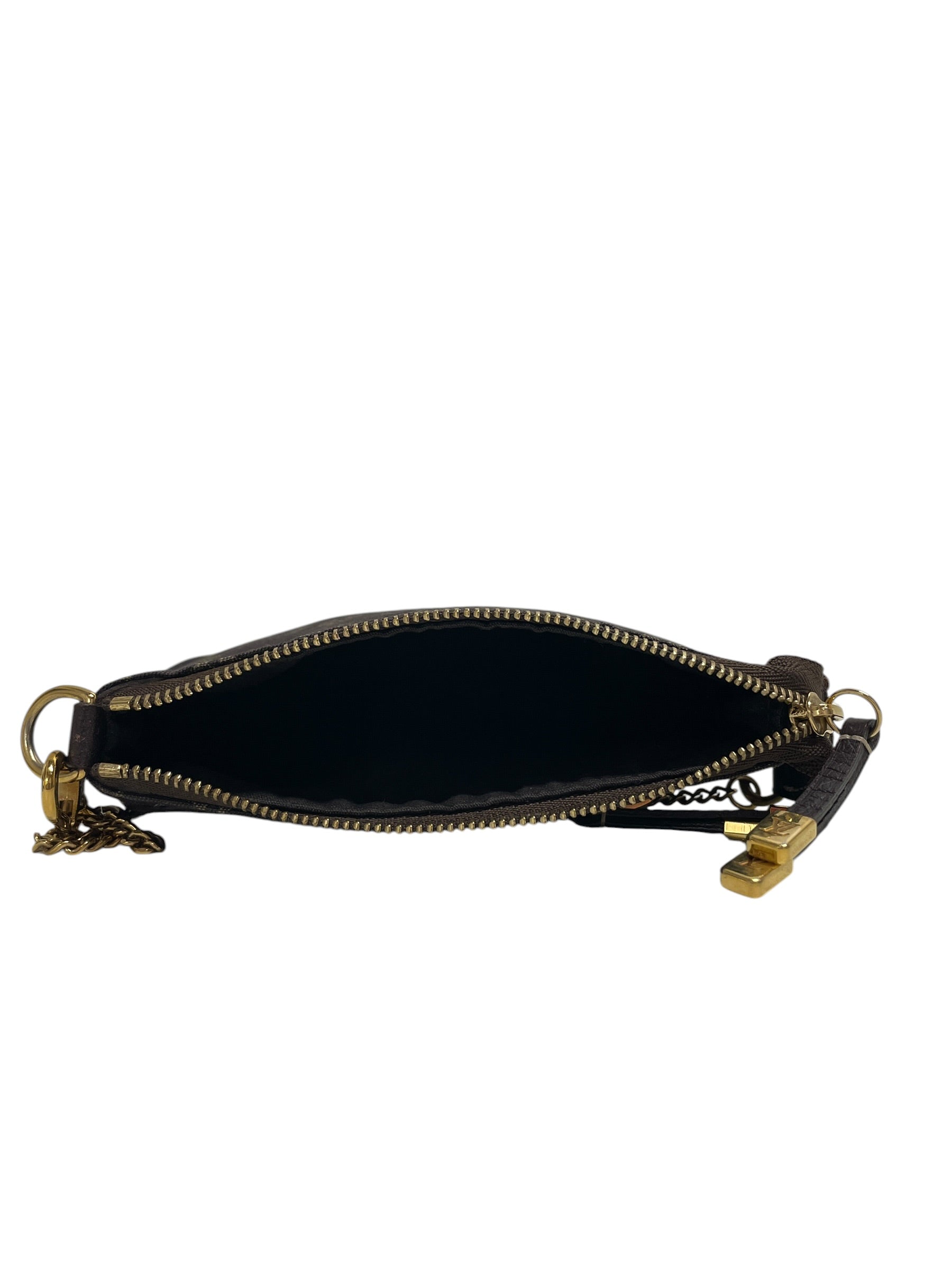 LOUIS VUITTON/Pouch/Monogram/BRW/IDYLLE POCHETTE/ MINI/ GLD HW view 3