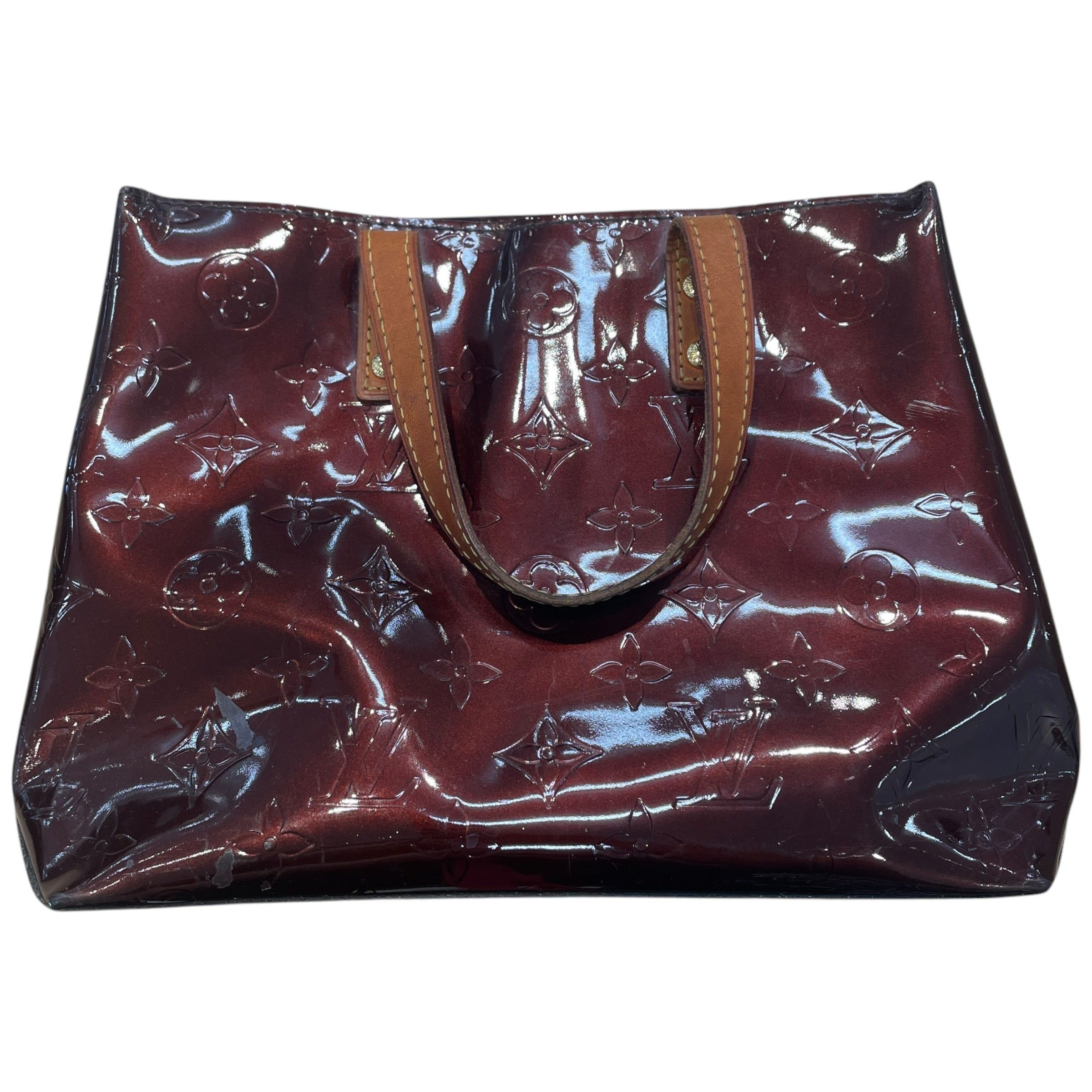 LOUIS VUITTON/Hand Bag/Monogram/Leather/BRD/MI1077 Patent Leather view 2