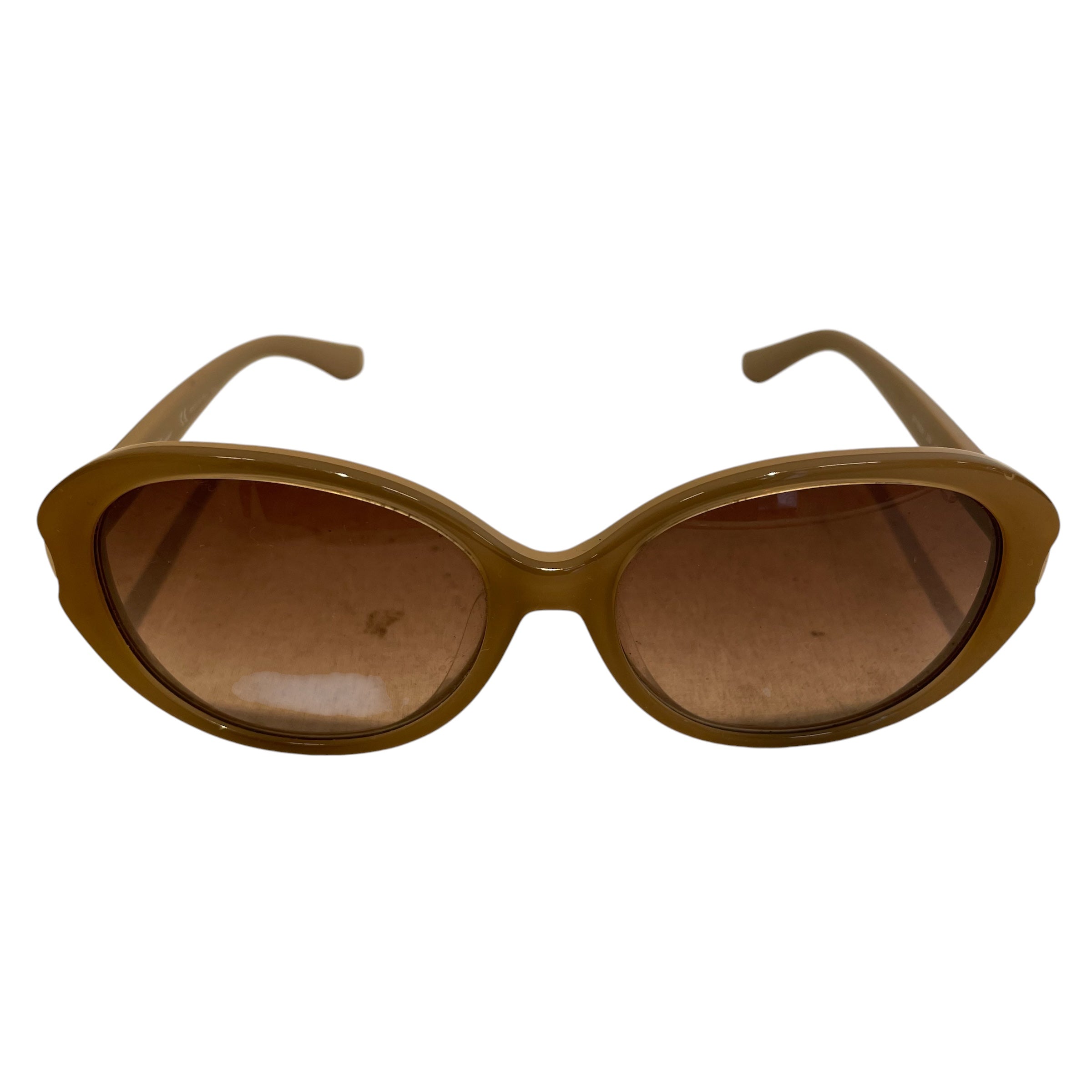 Salvatore Ferragamo/Sunglasses/Plastic/BEG/Oval/L's/SF798SA OMBRE LENSES/ TAN view 1