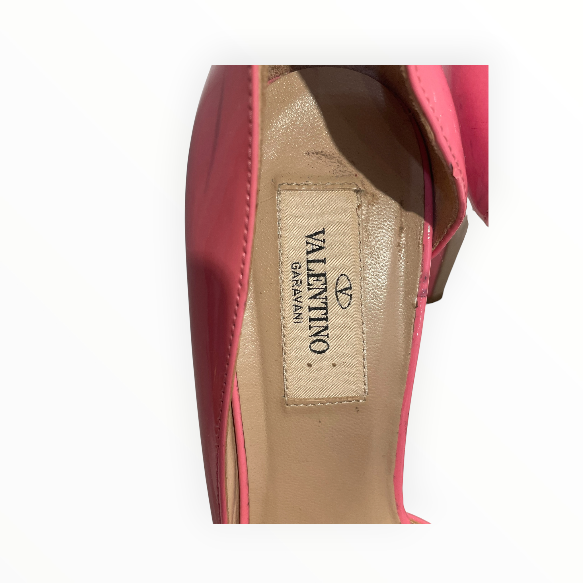 VALENTINO GARAVANI/Heels/EU 37/Leather/PNK/Open-Toe/BOW view 3