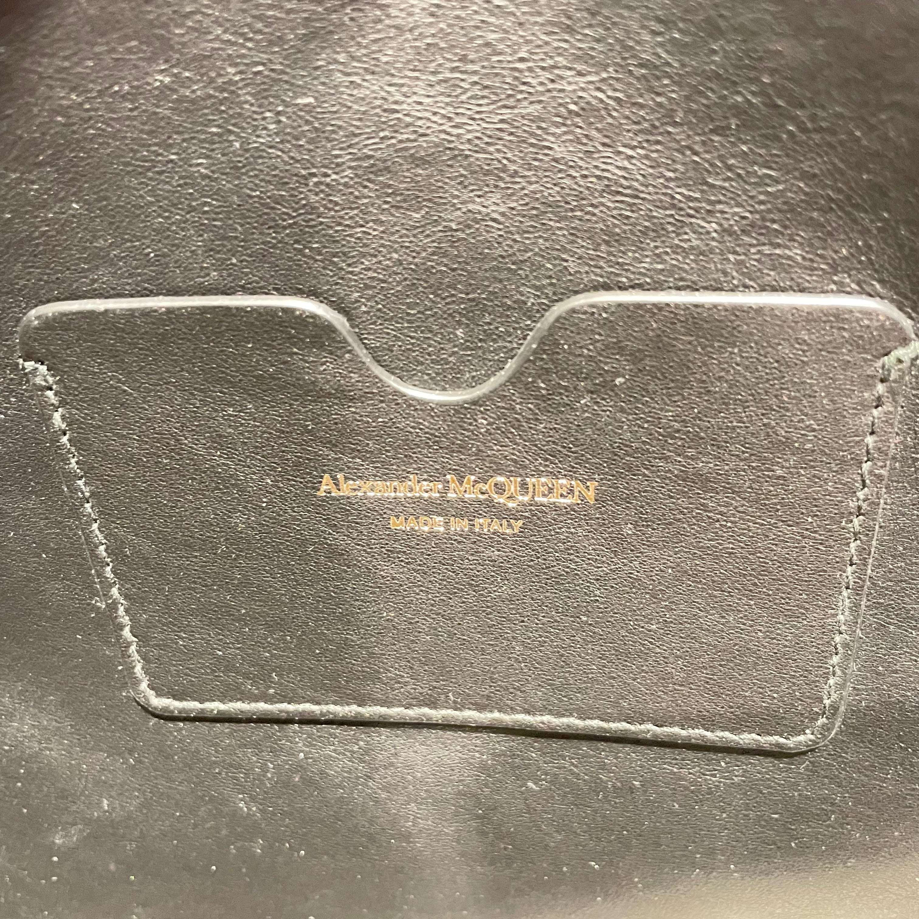 Alexander McQueen/Tote Bag/Leather/BLK/Alexander Mcqueen Shopping tot view 5