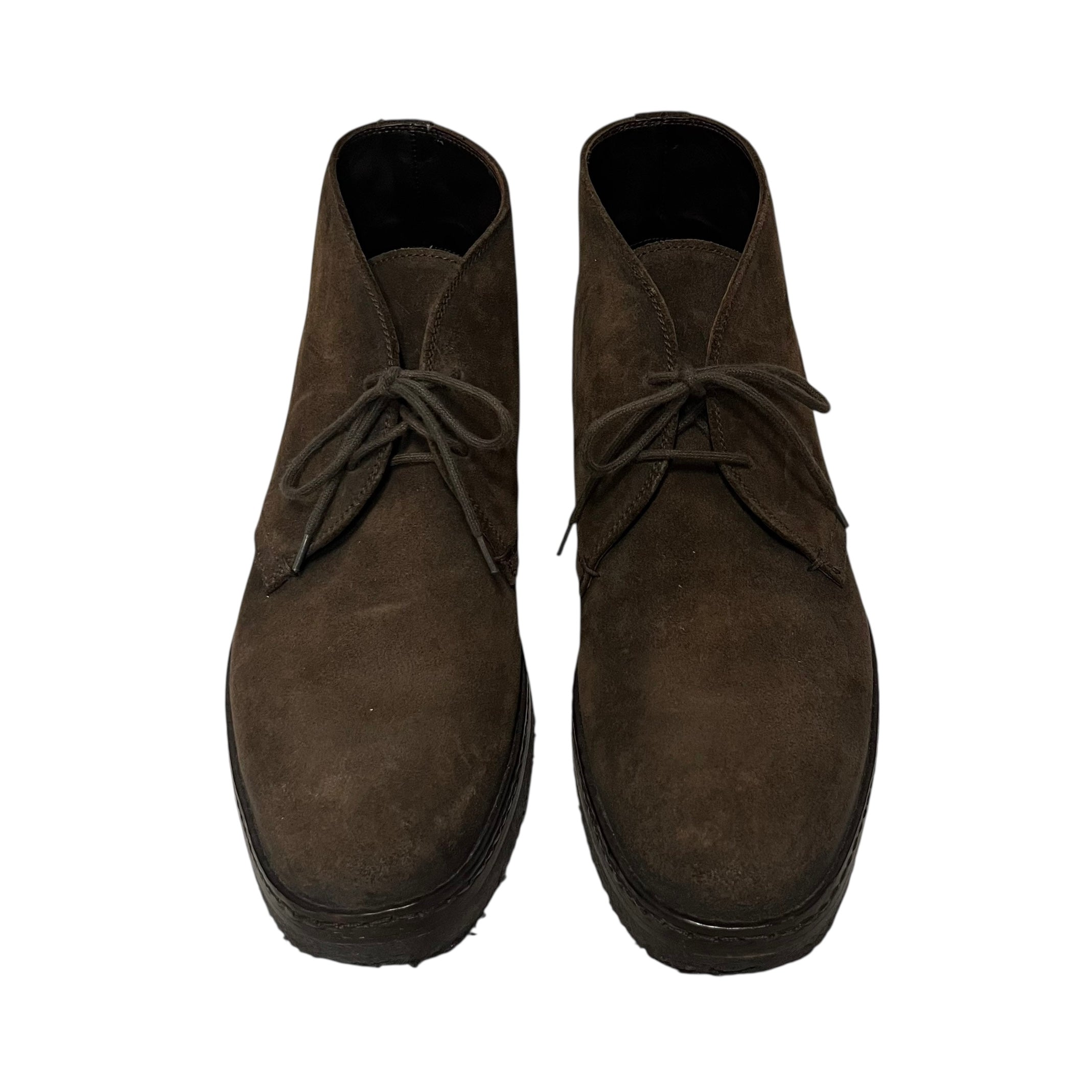 TOM FORD/Chukka Boots/US 9.5/Suede/BRW/Suede brown laced boots view 2