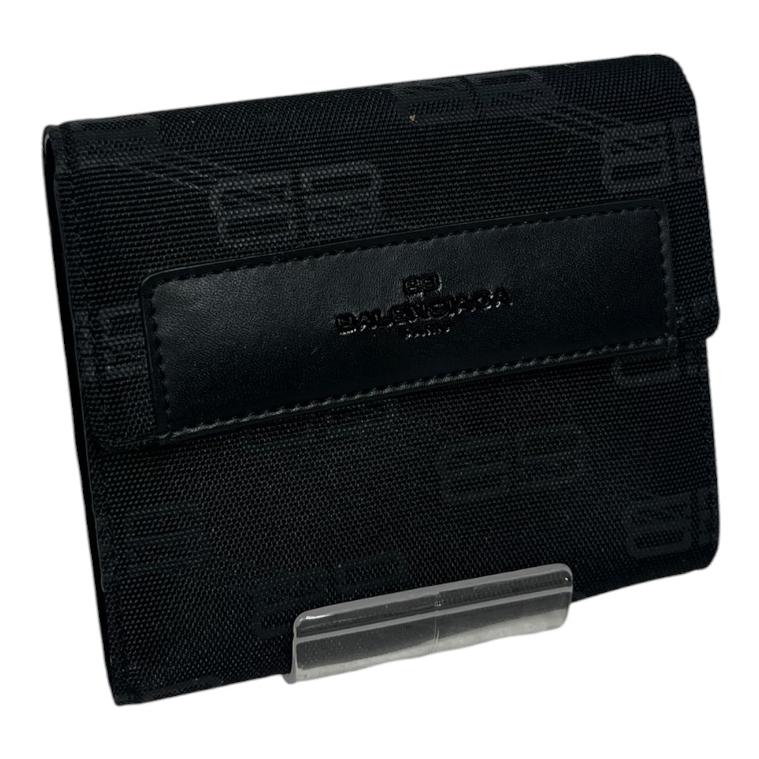 BALENCIAGA/Trifold Wallet/Monogram/BLK/M's/ view 1