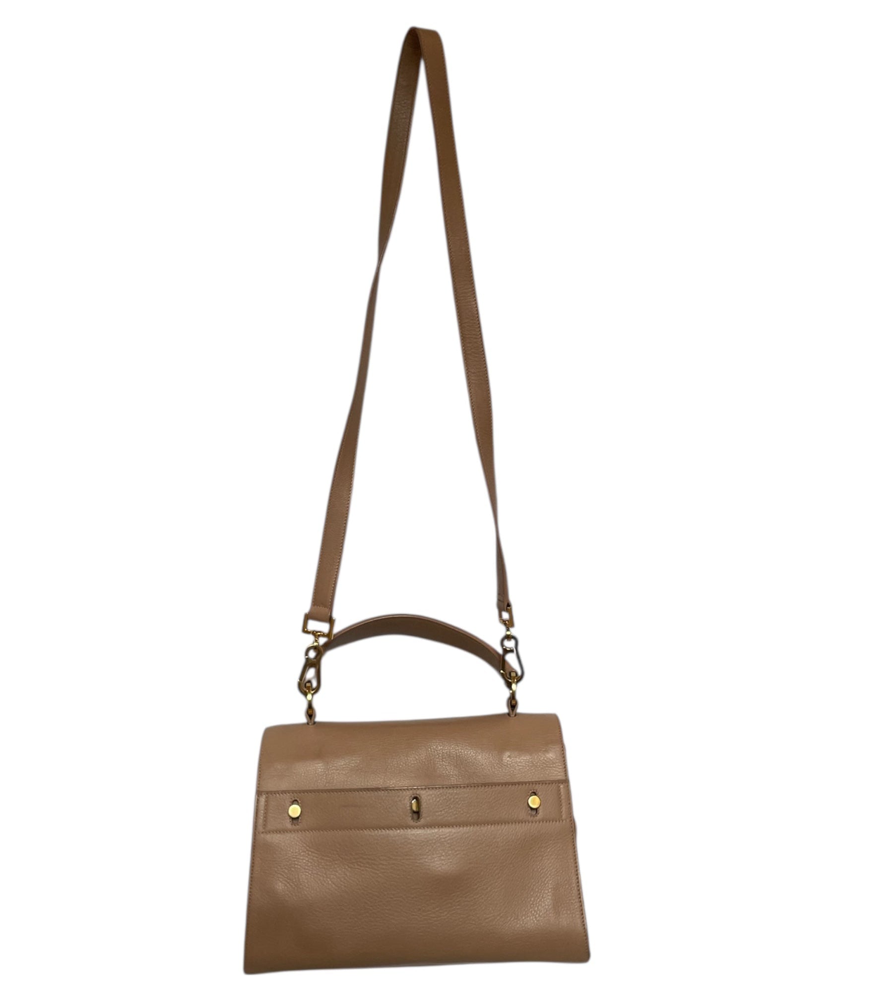 SAINT LAURENT/Cross Body Bag/Leather/BEG/muse toe mini bag view 2