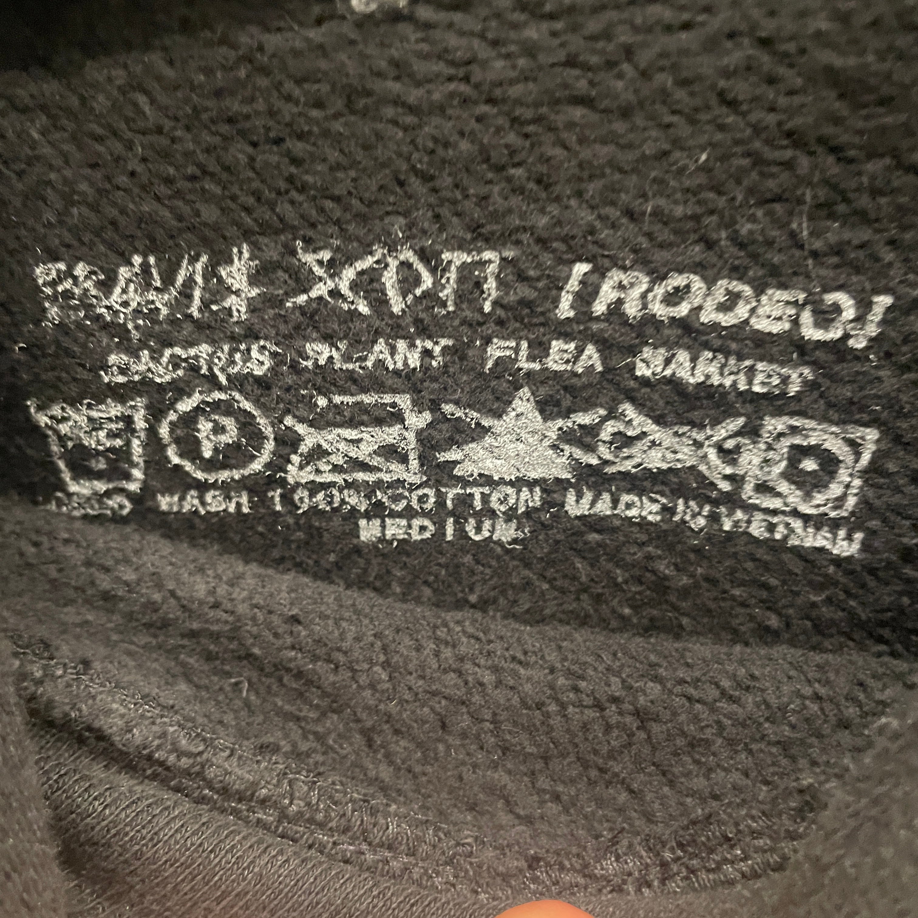 CACTUS PLANT FLEA MARKET/CACTUS JACK/Hoodie/M/Cotton/BLK/RODEO TRACK 8 TRAVIS SCOTT view 3