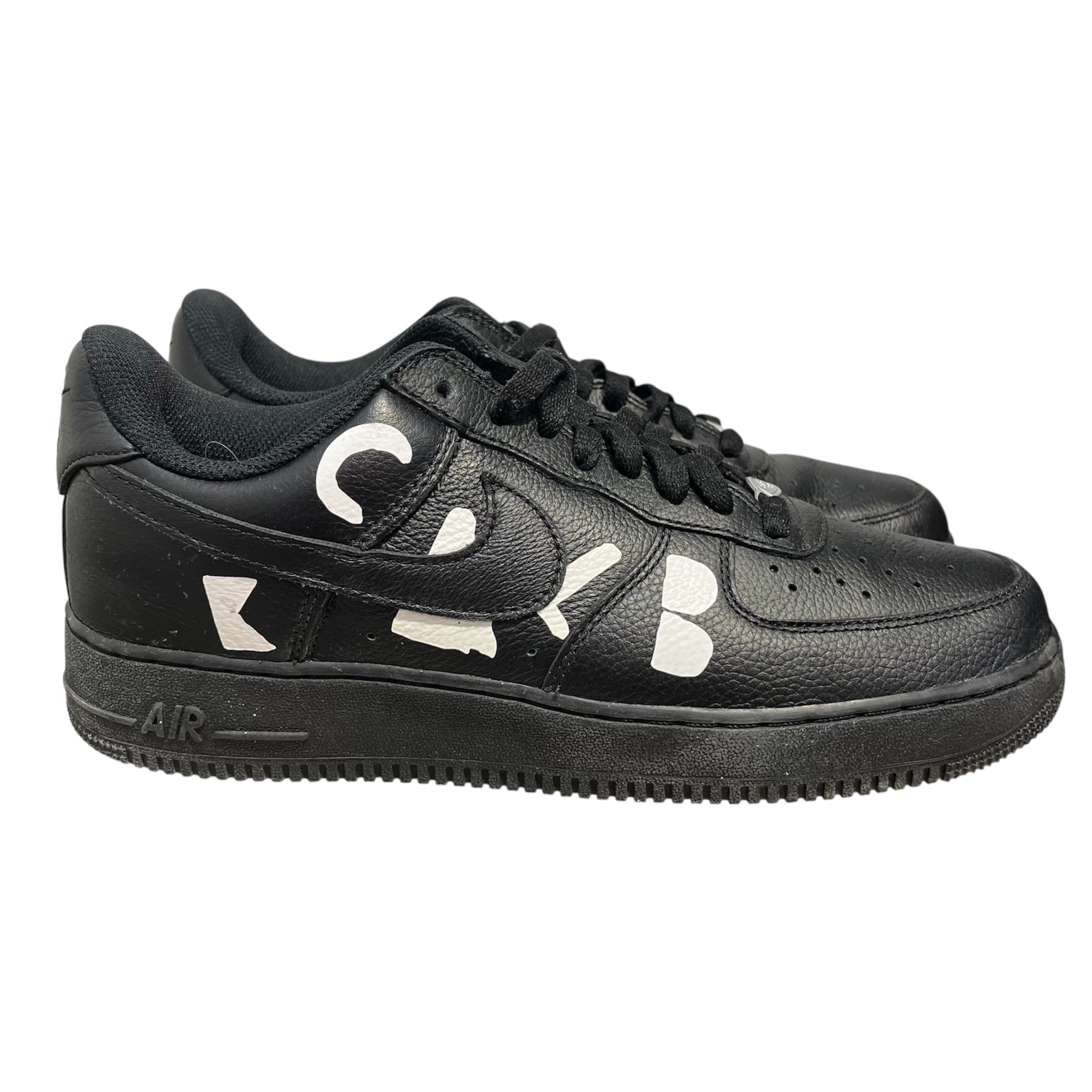 BLACK COMME des GARCONS/NIKE/Low-Sneakers/US 10/Leather/BLK/COLLAB AIR FORCE view 2