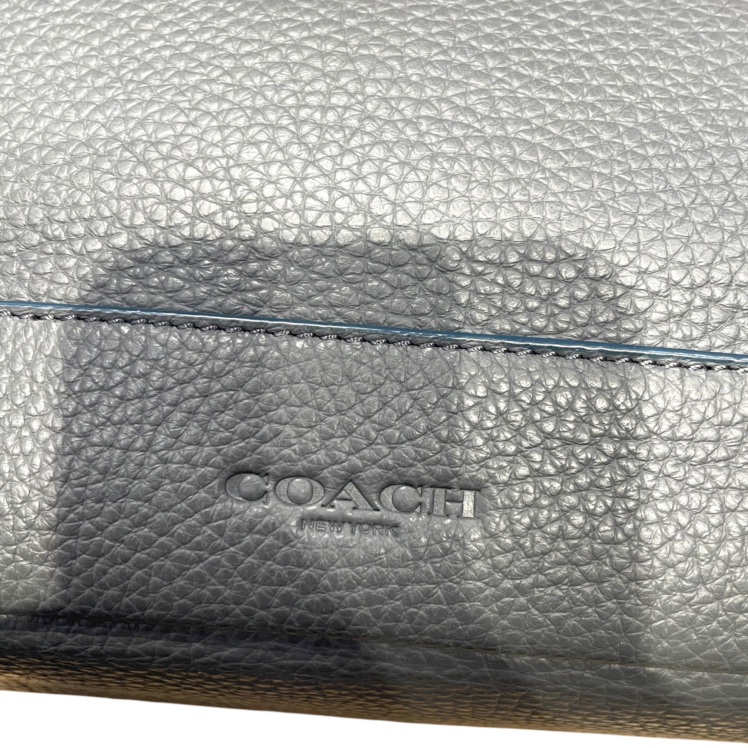 COACH/Briefcase/Leather/GRY/ view 3