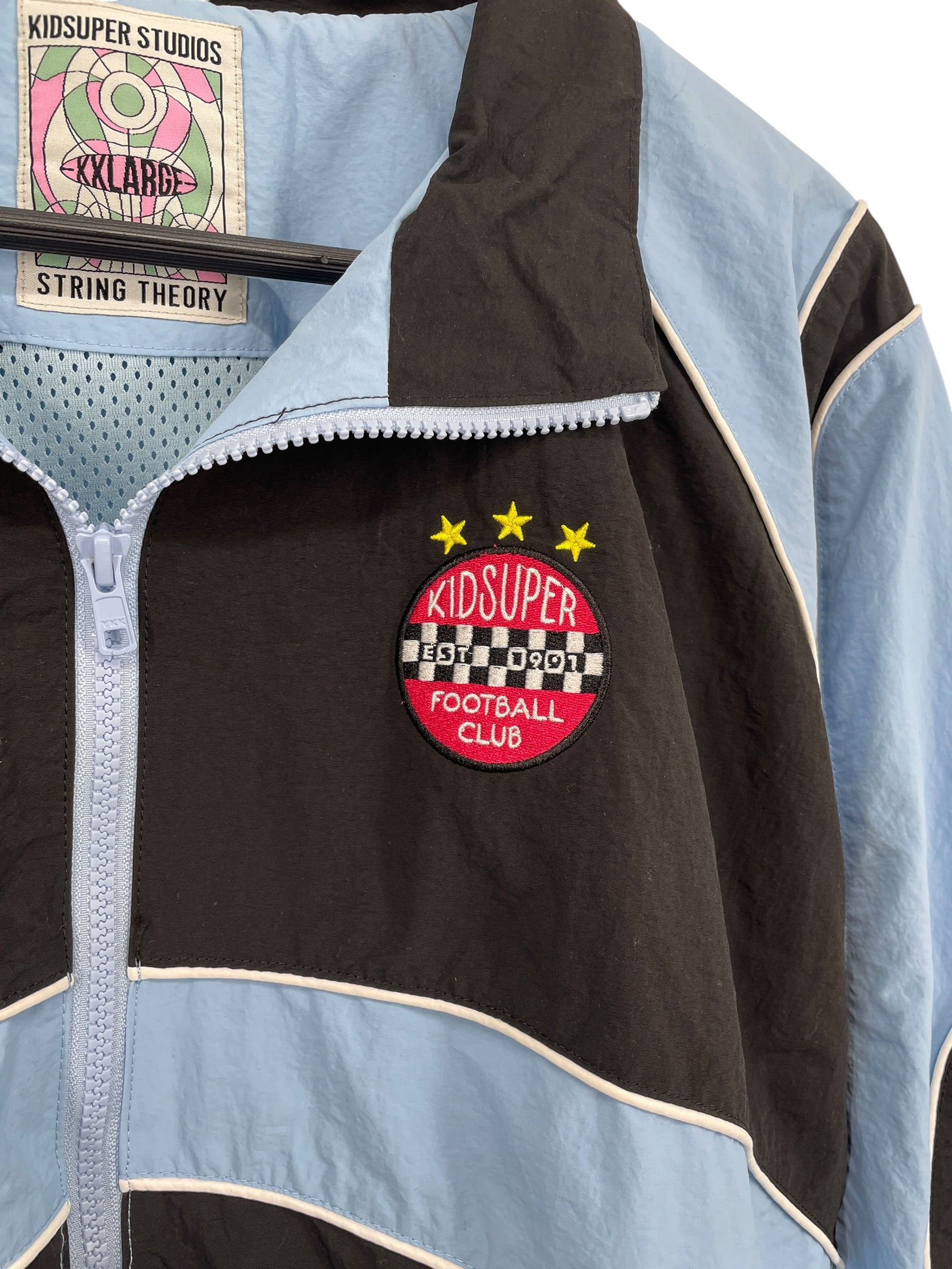KIDSUPER STUDIOS/Jacket/XL/Nylon/BLU/FOOTBALL CLUB view 3