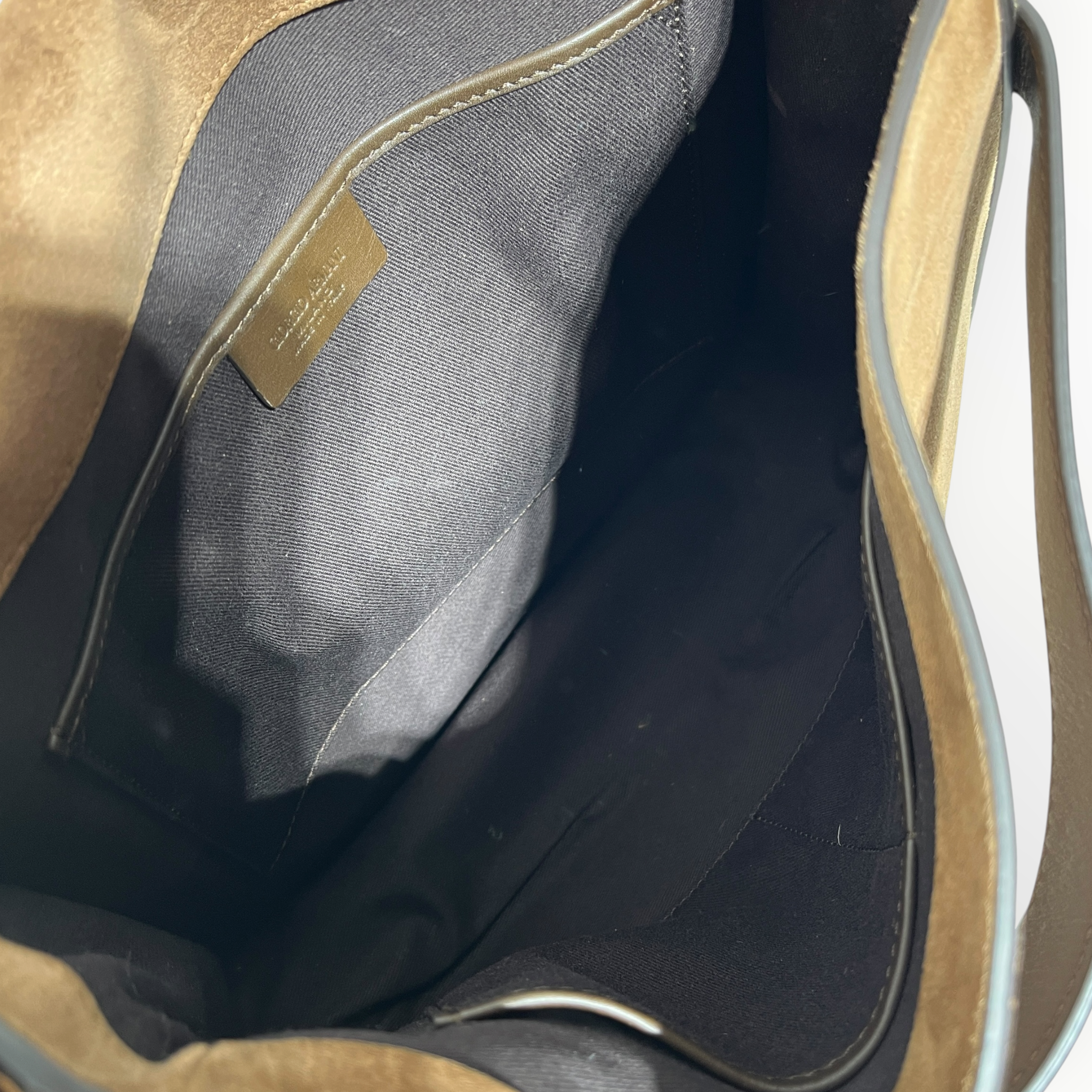 GIORGIO ARMANI/Cross Body Bag/Suede/BRW/ view 4