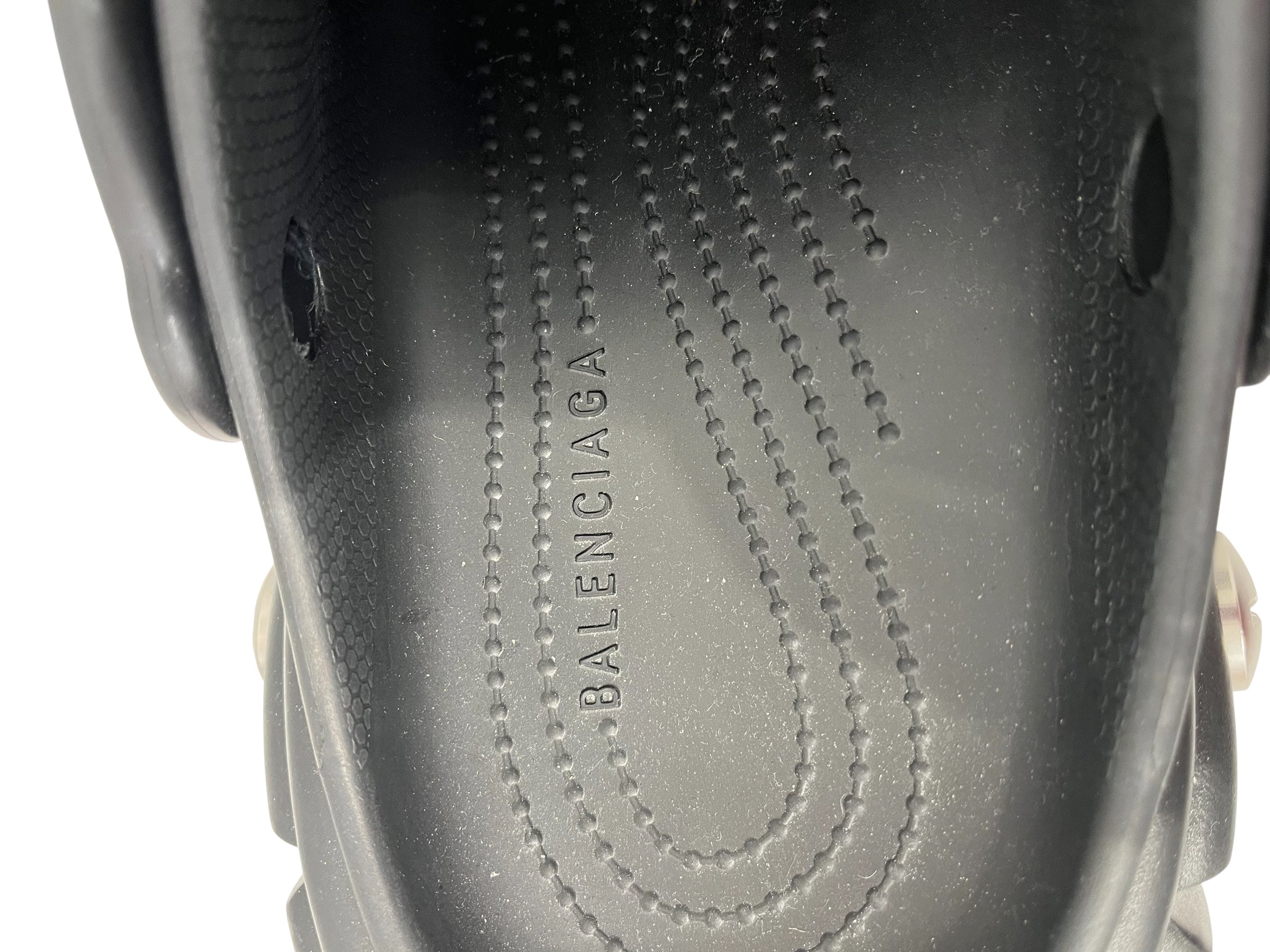 BALENCIAGA/crocs/Sandals/EU 46/BLK/HARD CROC PLATFORM view 6