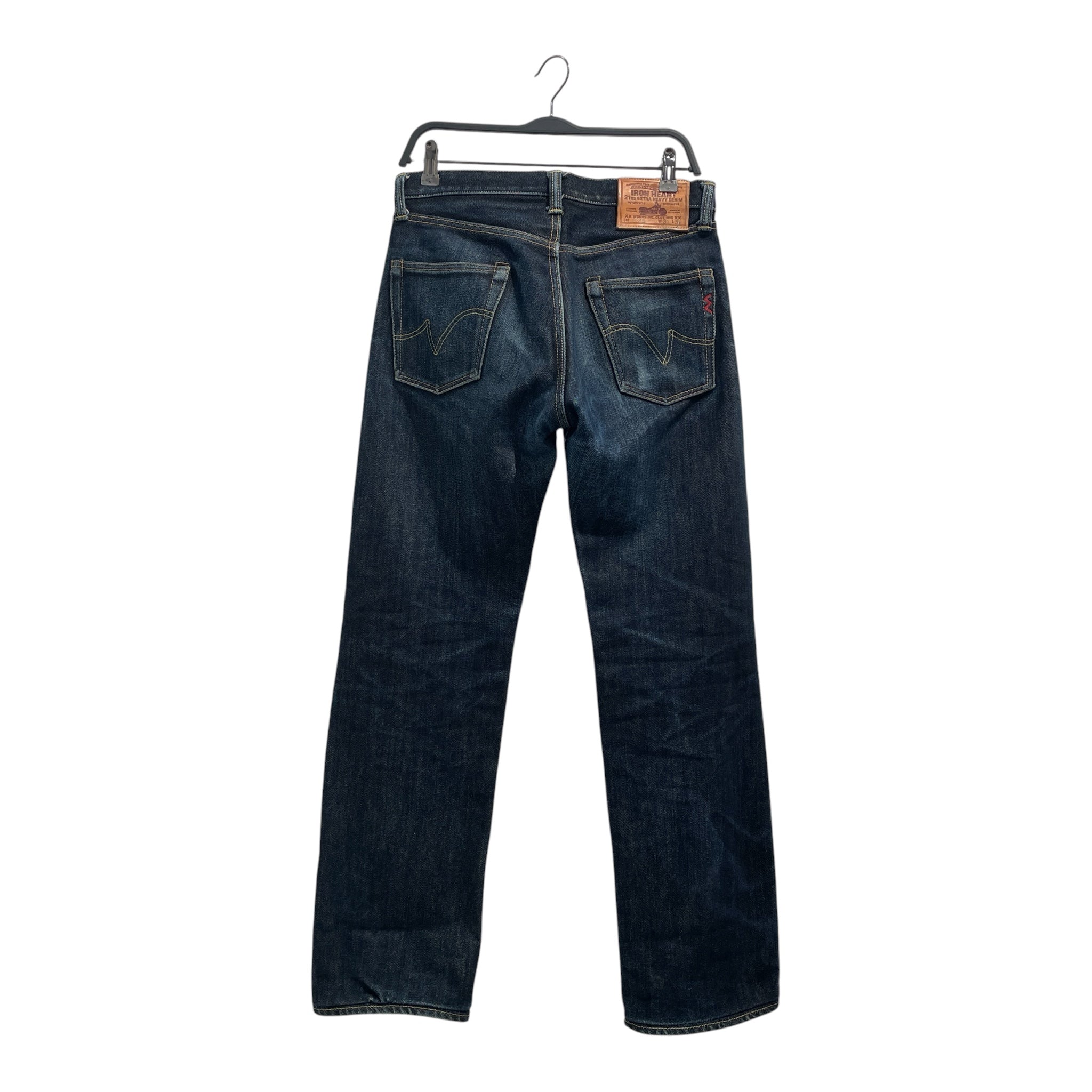 IRON HEART/Bootcut Pants/31/Denim/NVY/ view 2